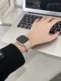 Применимо AppleWatch Apple Watch S9 ремешок iWatchs8 Generation 76Se ремешки магнитного металла высокого уровня