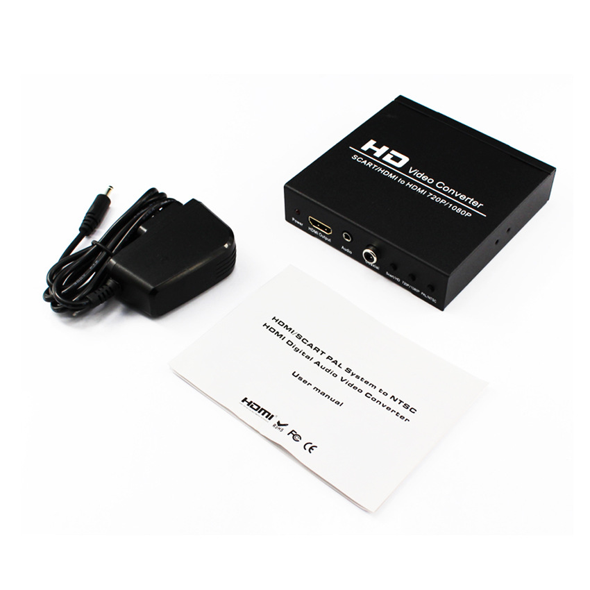 HDMI converter sweep the head SCART turn HDMI TV film converter scart to hdmi1080P