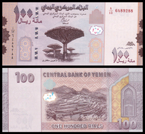 New UNC Yemen Arab 100 Rial Banknote 2019 Edition P-NEW Fidelity
