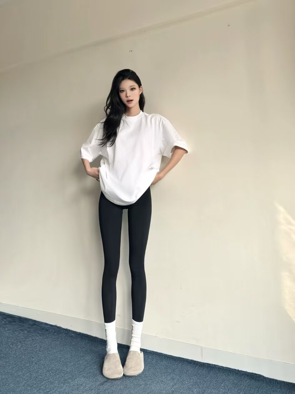 小野和子春季鲨鱼裤 薄款塑形收腹提臀 瑜伽外穿两相宜 高腰设计拉长比例