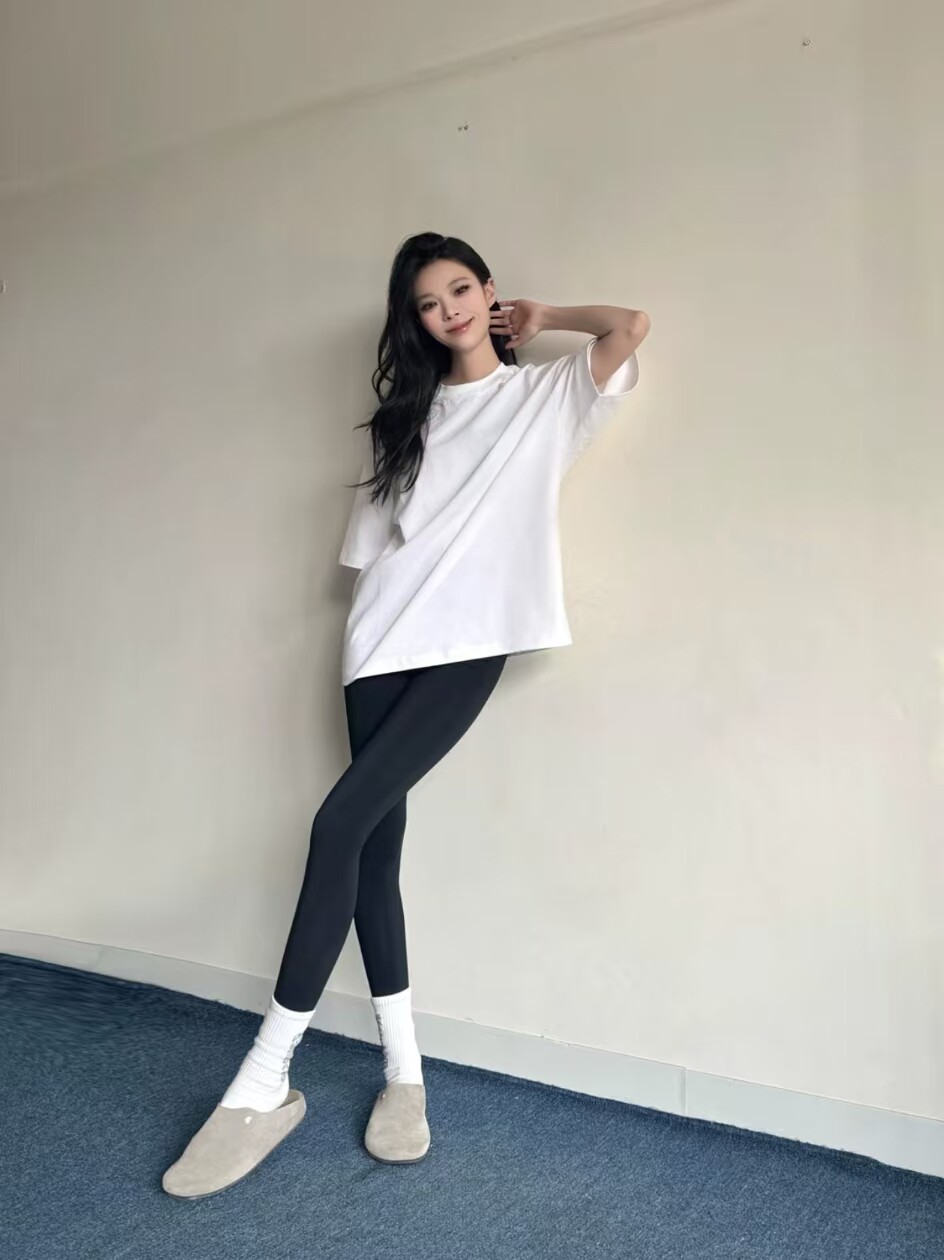 小野和子春季鲨鱼裤 薄款塑形收腹提臀 瑜伽外穿两相宜 高腰设计拉长比例