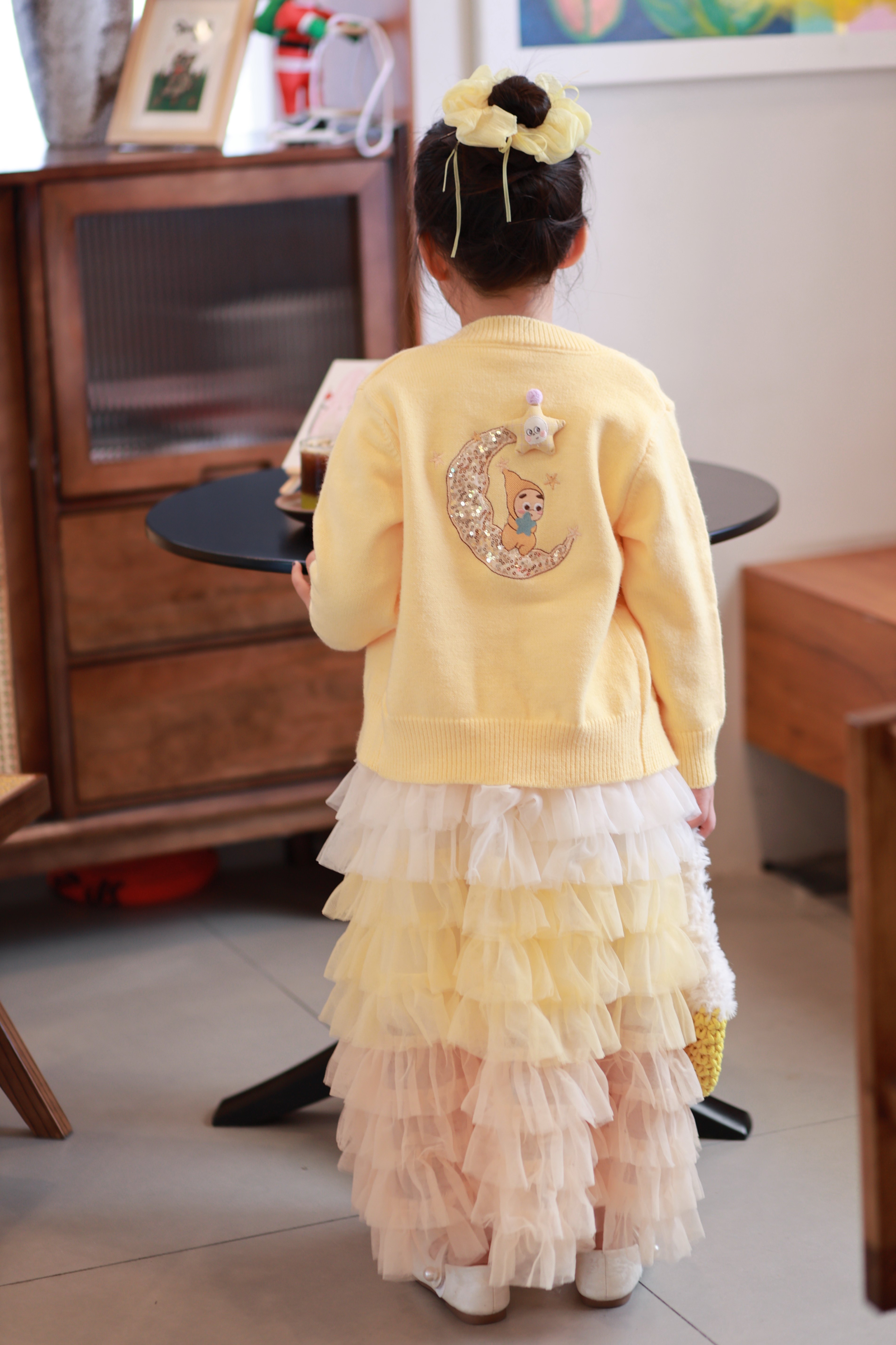 Customer photo for White Heart-Pony Top, 120cm