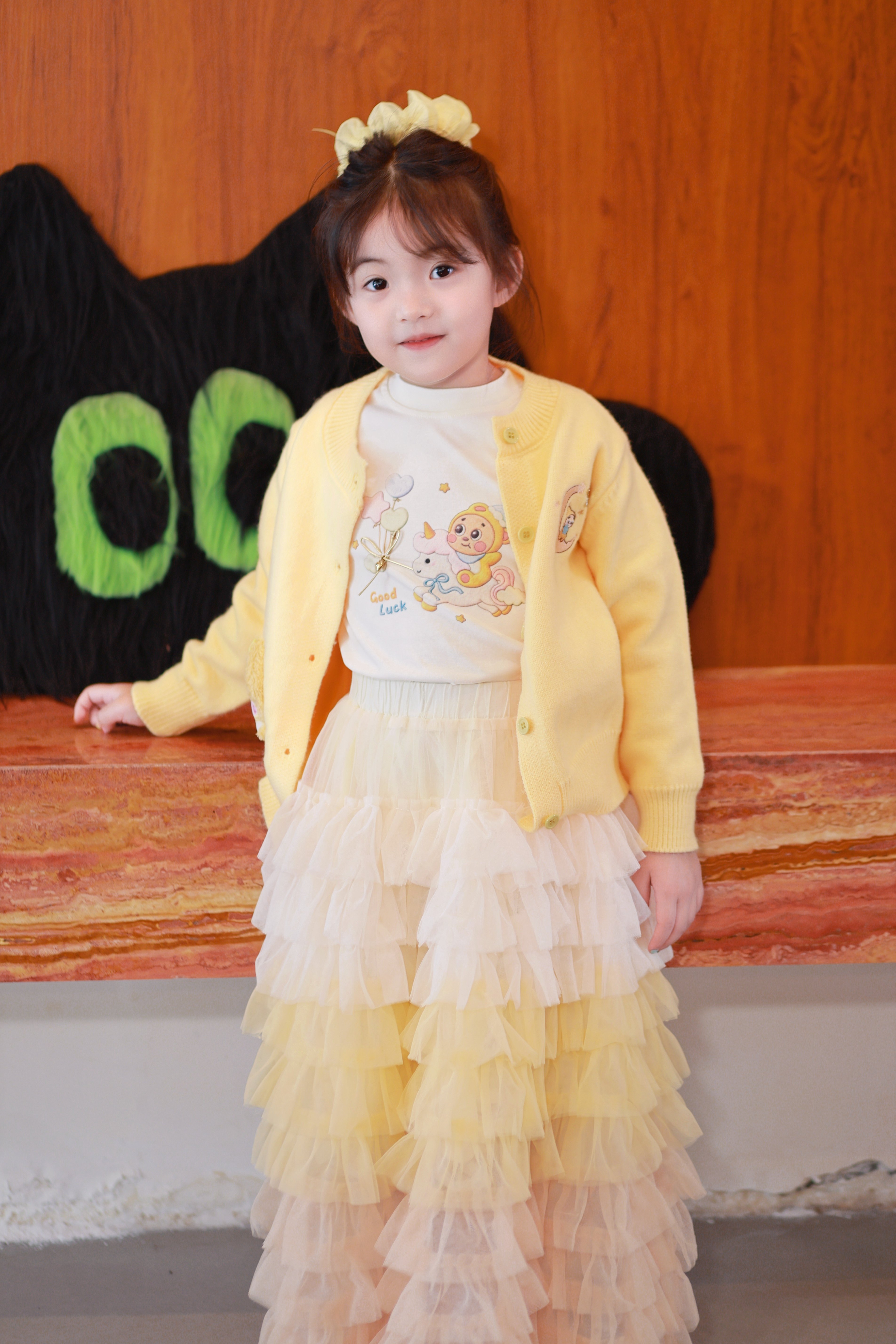 Customer photo for Yellow Skirt, 120cm