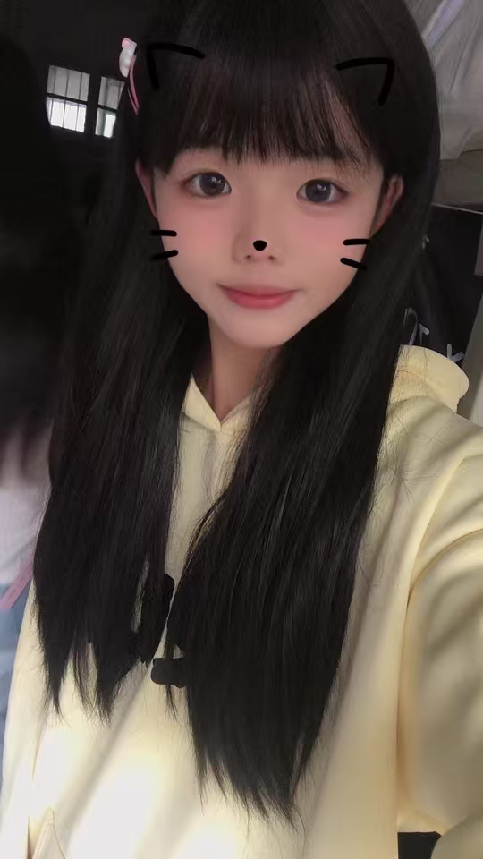 真我黑长直漫画齐刘海假发套 全真发整顶设计 自然隐形无痕贴合 长发飘逸顺滑