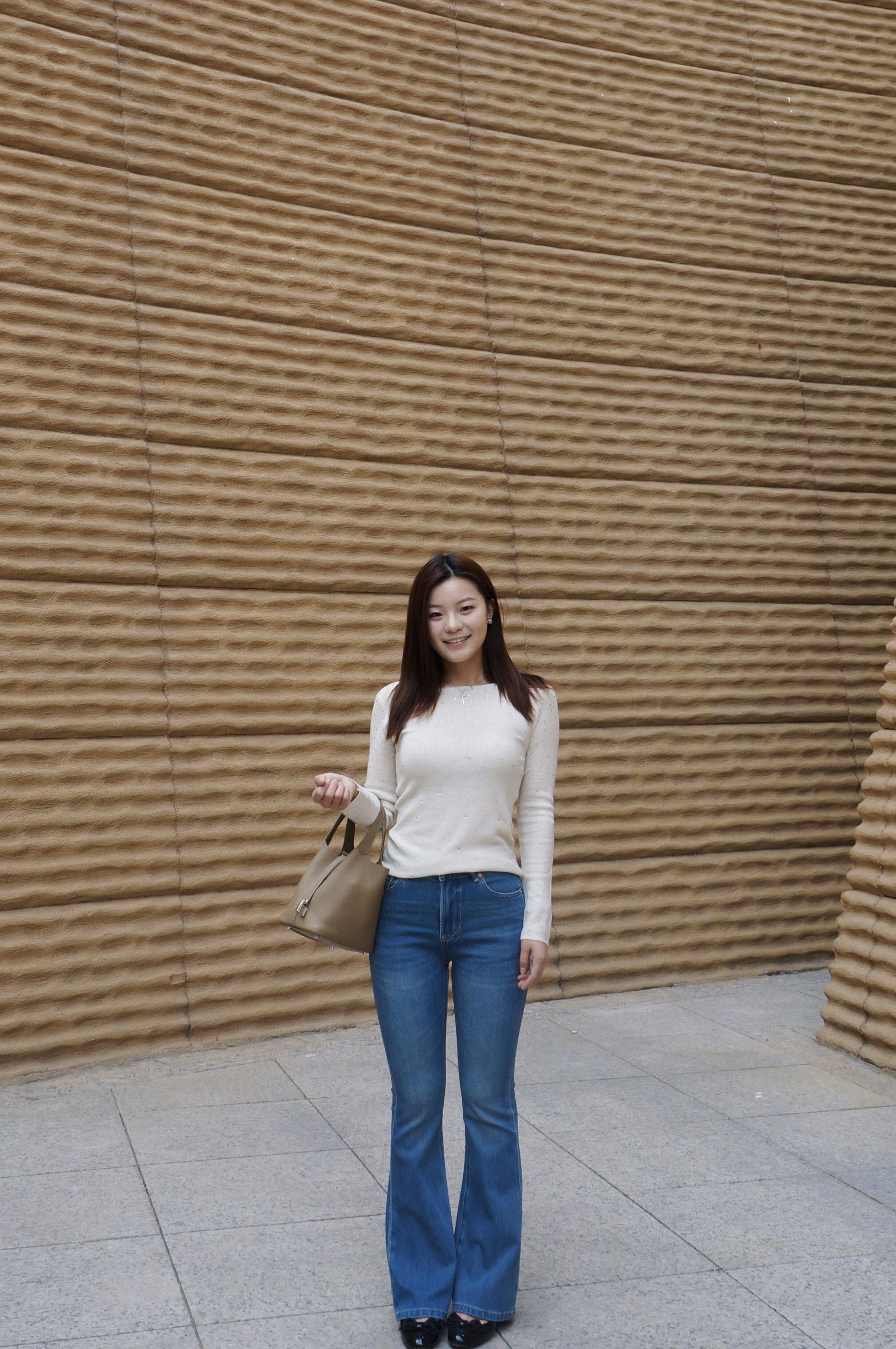 信购春季复古微喇叭牛仔裤 高腰四面弹紧身提臀 显瘦拉长比例 四季百搭配色