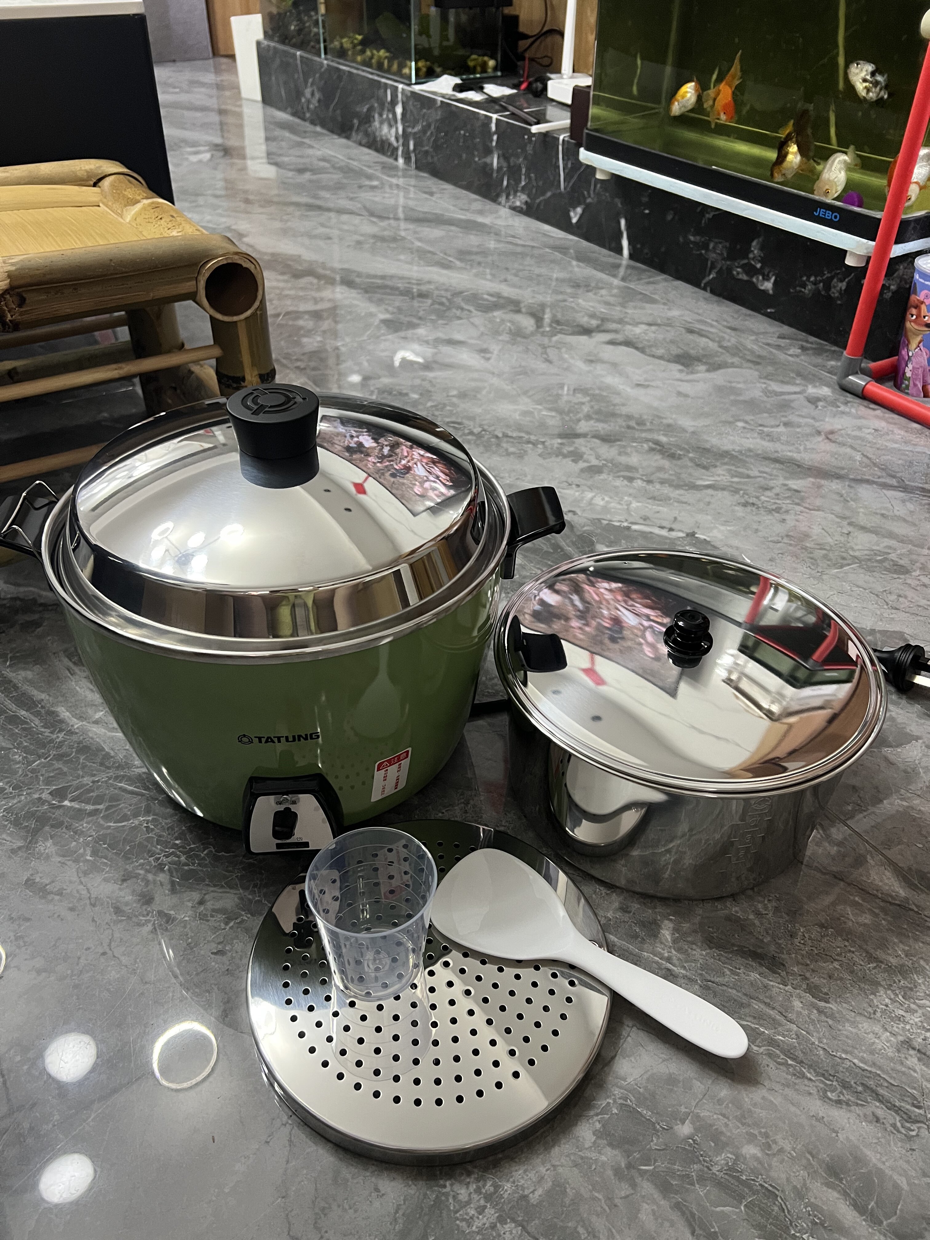 臺灣製TATUNG大同TAC-10GS不鏽鋼電飯鍋四人份機械式多功能電鍋-Taobao