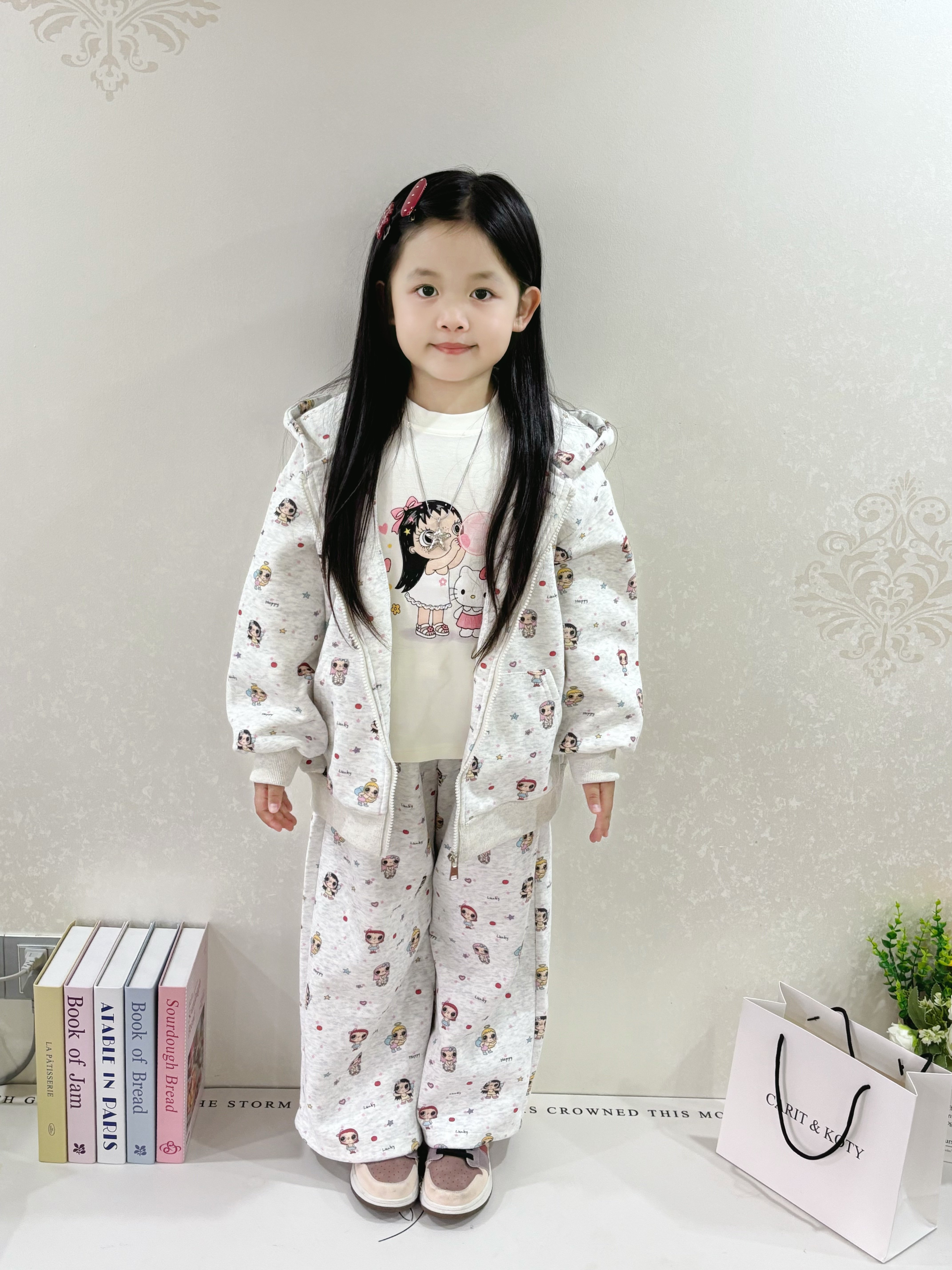 Customer photo for Cartoon Set + Tee (3-Piece), 130cm