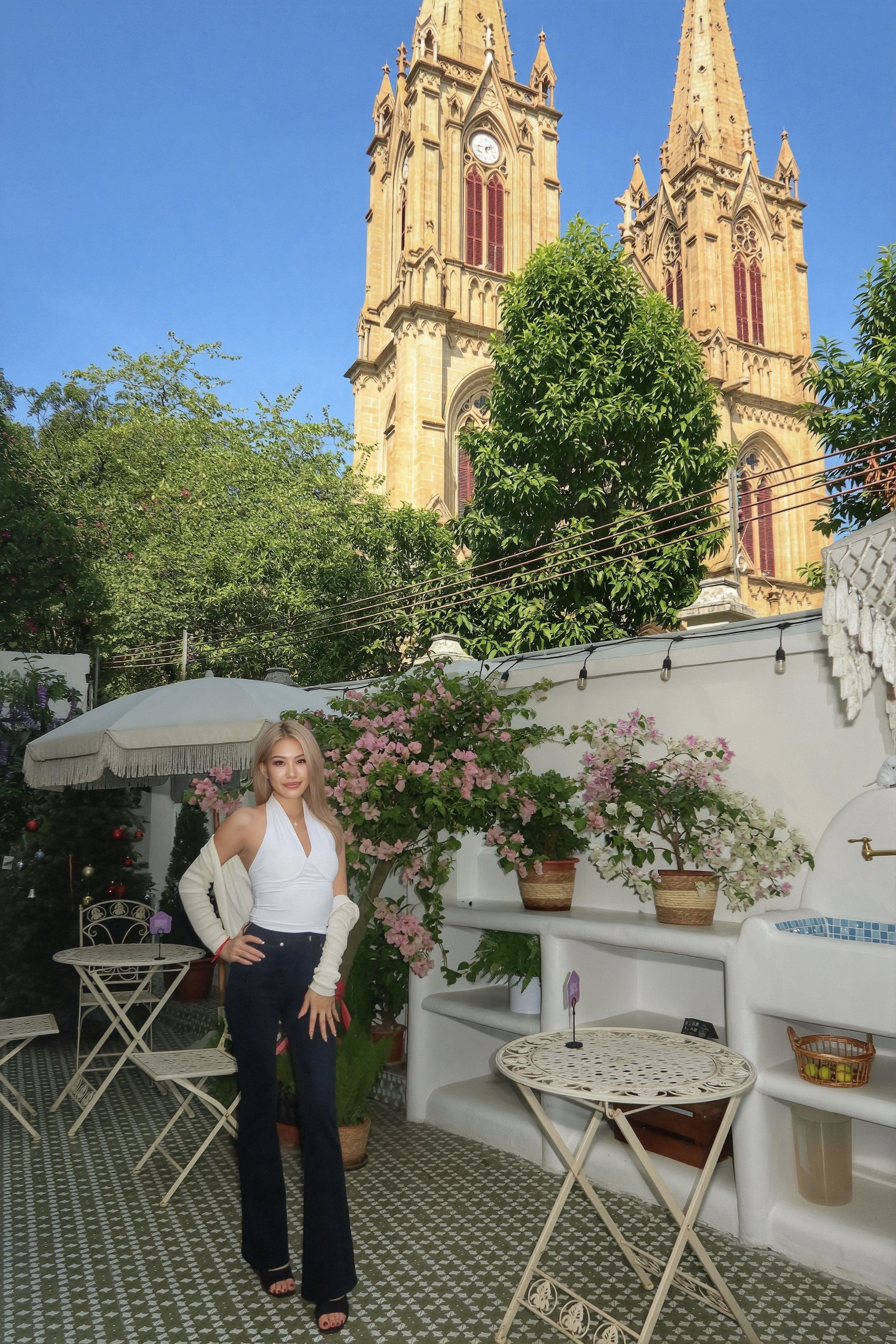 信购春季复古微喇叭牛仔裤 高腰四面弹紧身提臀 显瘦拉长比例 四季百搭配色