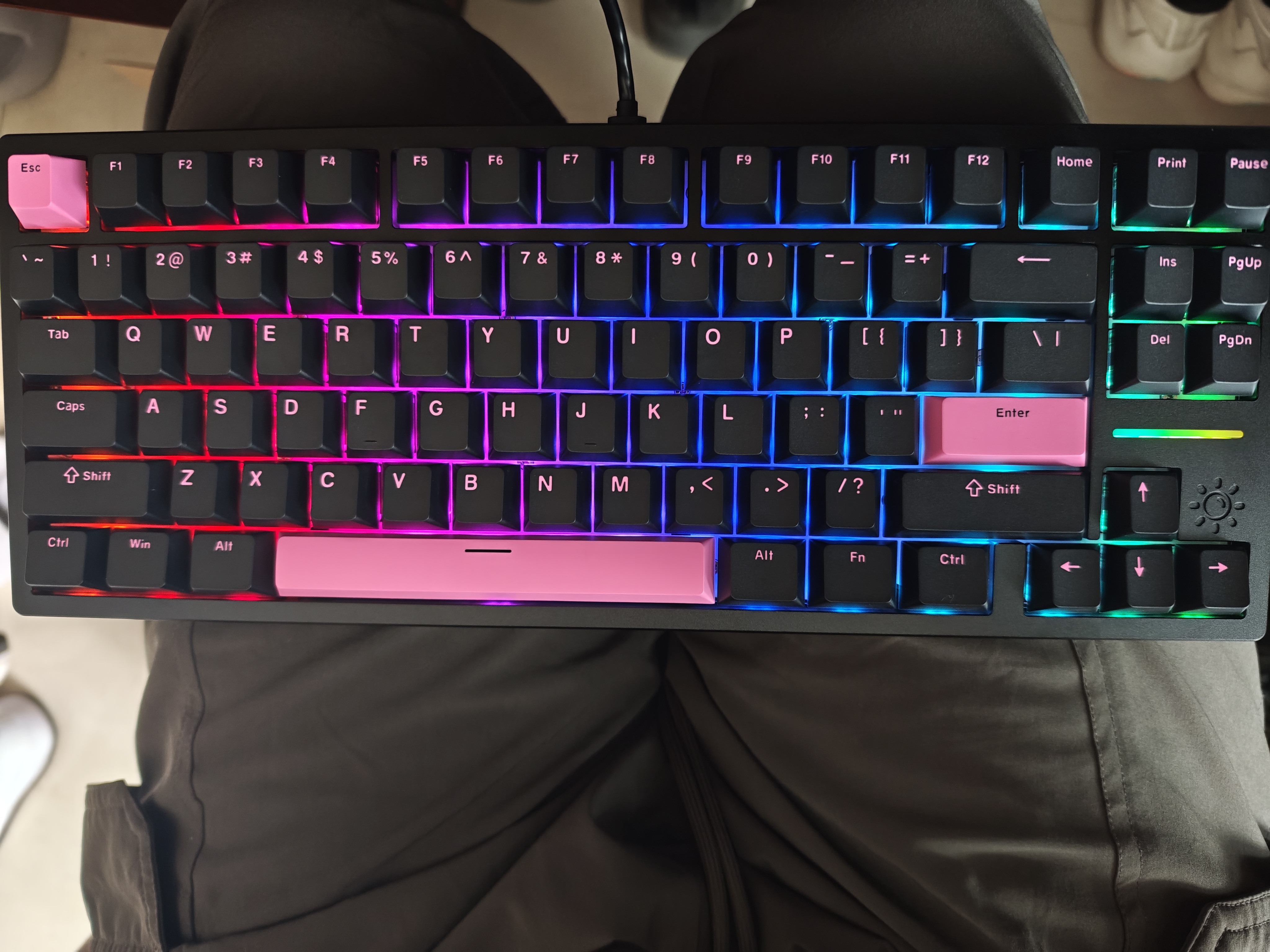 Latenpow Sunny80HE机械键盘客制化东北磁轴瓦铝坨坨Type-C连接