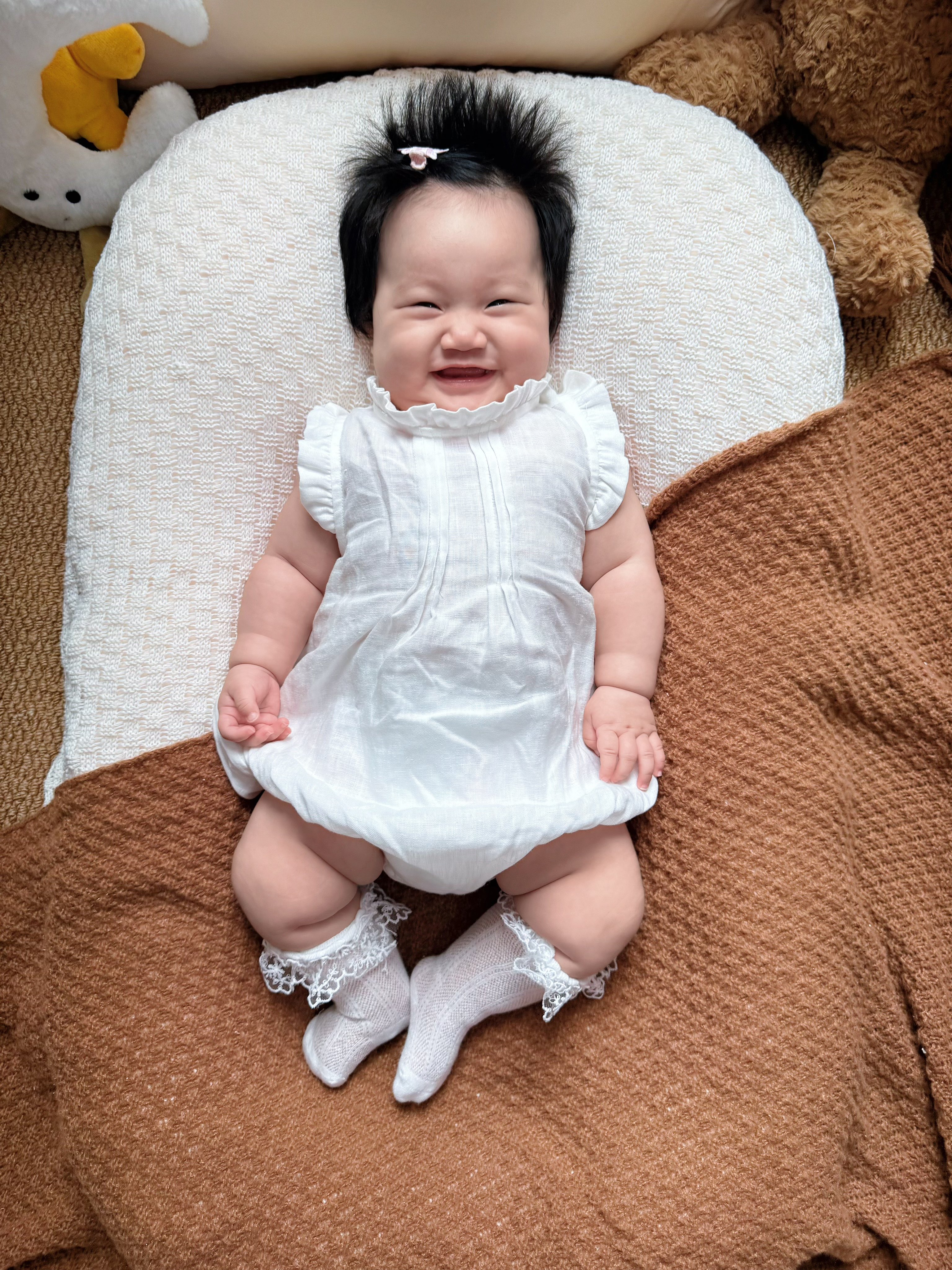 Customer photo for White Linen, 80cm