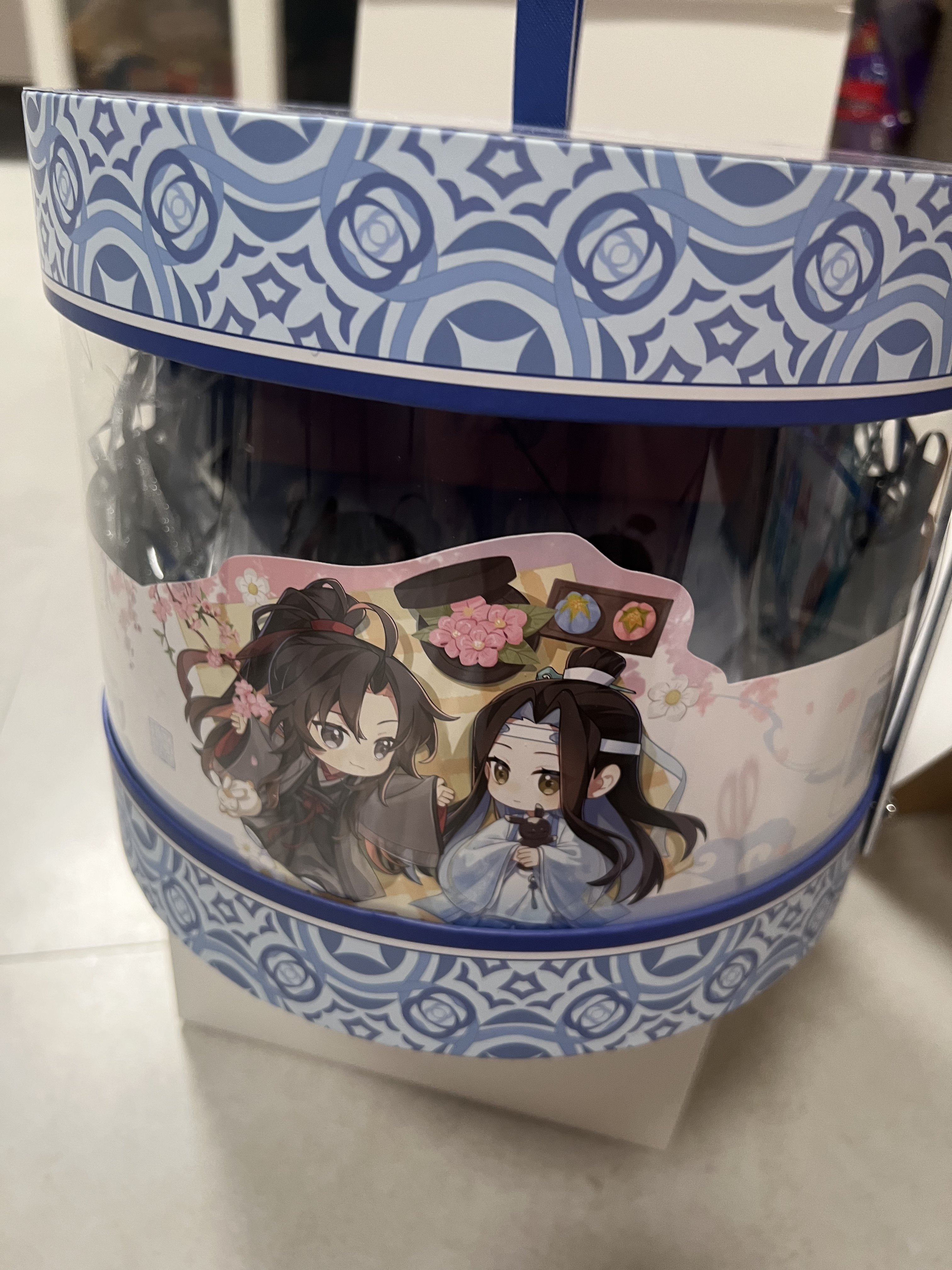 魔道祖师动画青韵花影系列抱抱桶