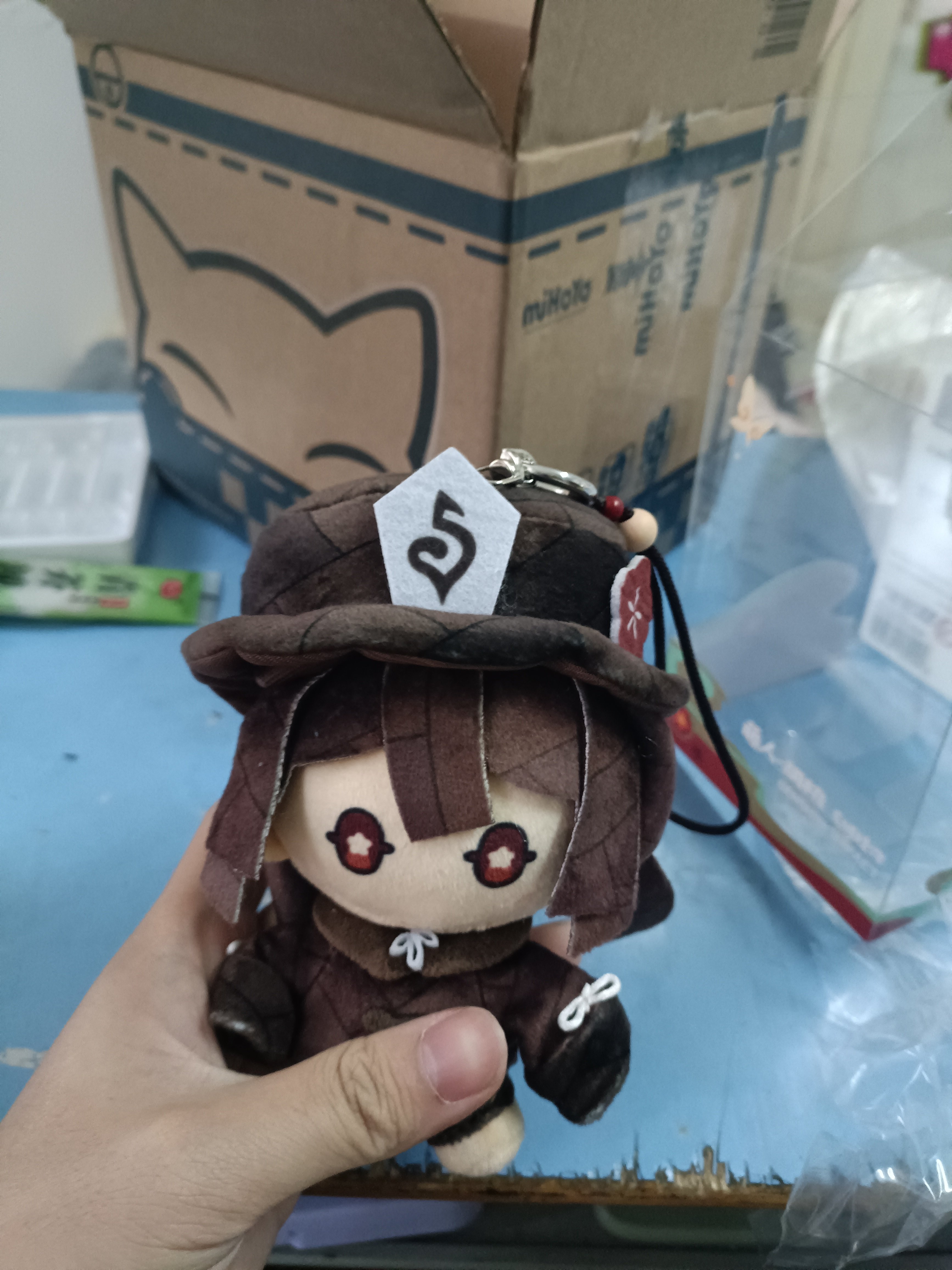 原神官方藤人胡桃毛绒挂件预售限定款动漫角色周边精品-Taobao-Tmall