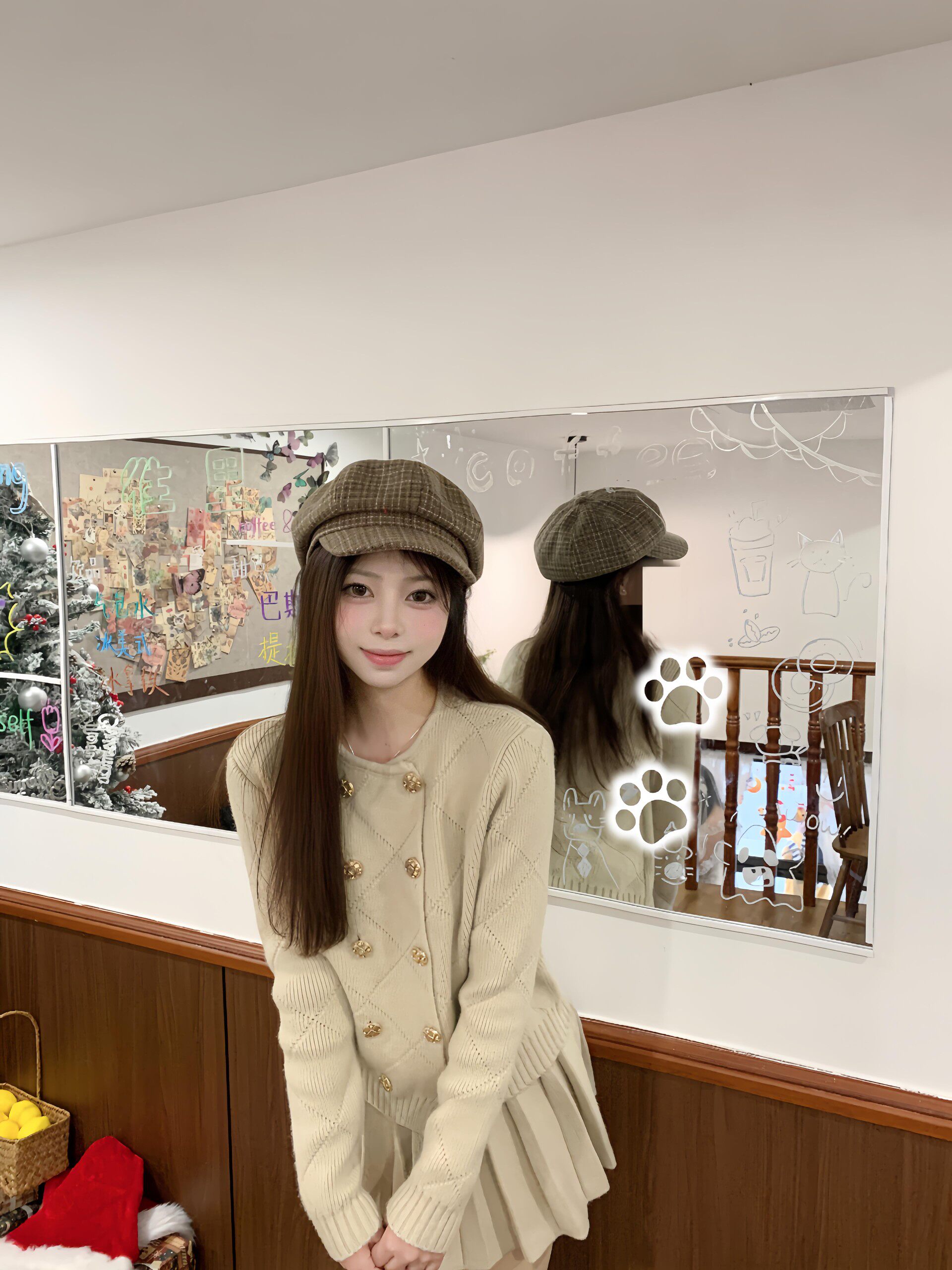 纽汇2026春季新款千金风套装 香风针织连衣裙短裙版型 小个子专属显高设计