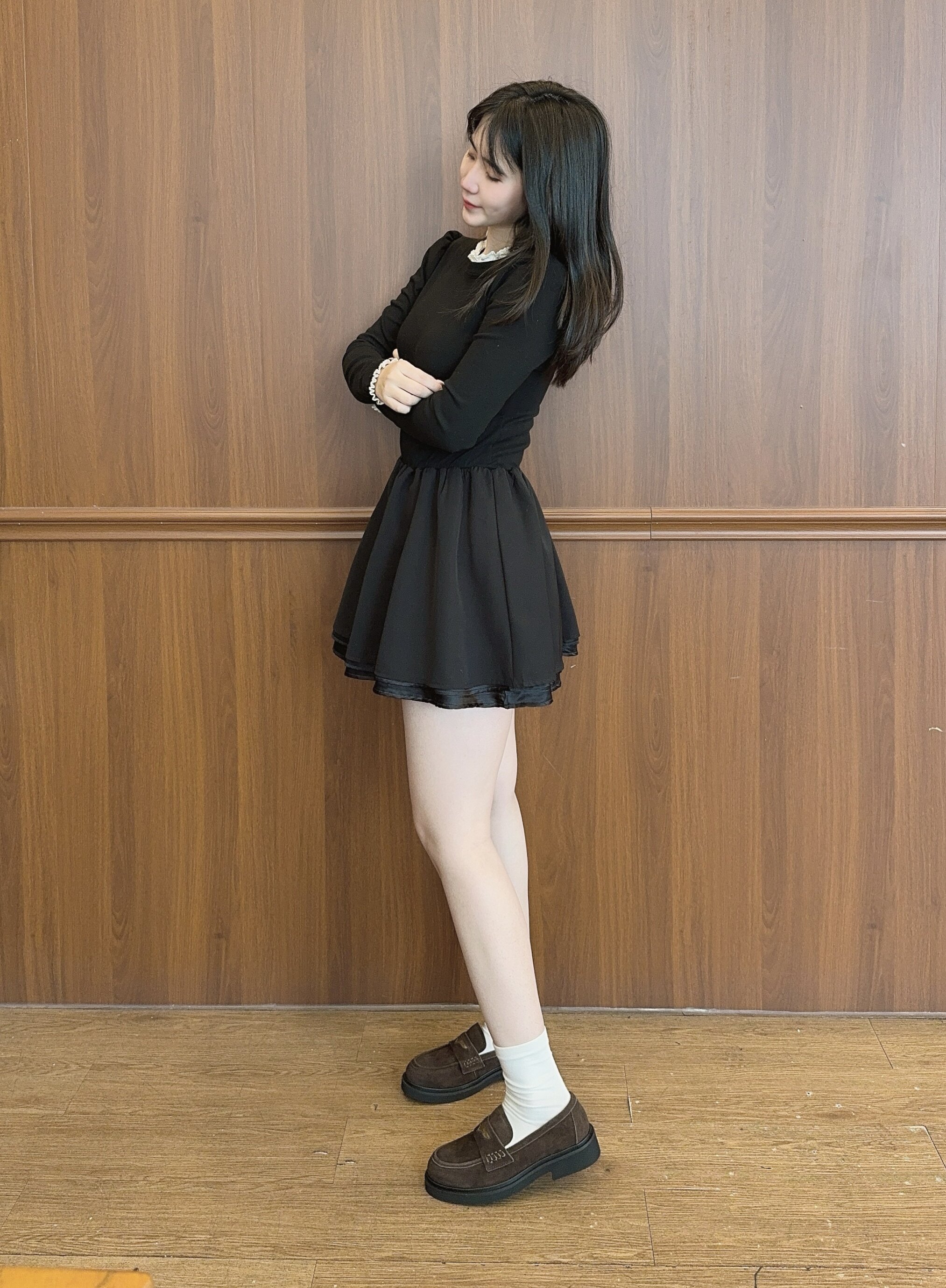 田曦薇同款百丽海鸥乐福鞋2.0 厚底增高设计拉长比例 真皮材质柔软亲肤