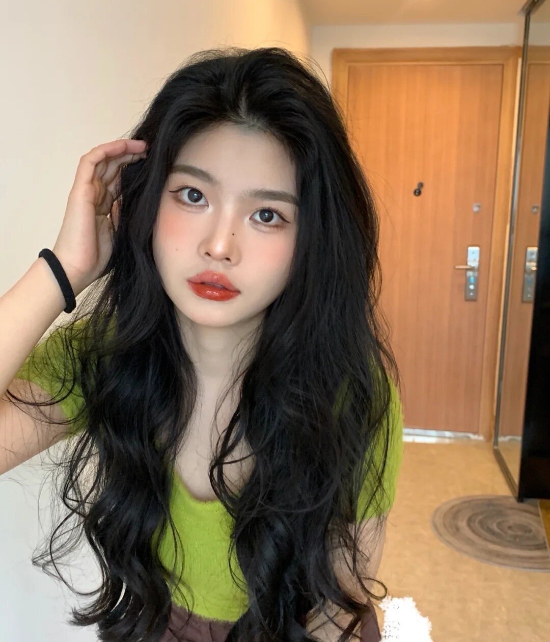 真我整顶全头套假发 大波浪卷发自然蓬松 蕾丝无痕隐形不露边 真发材质可烫染造型