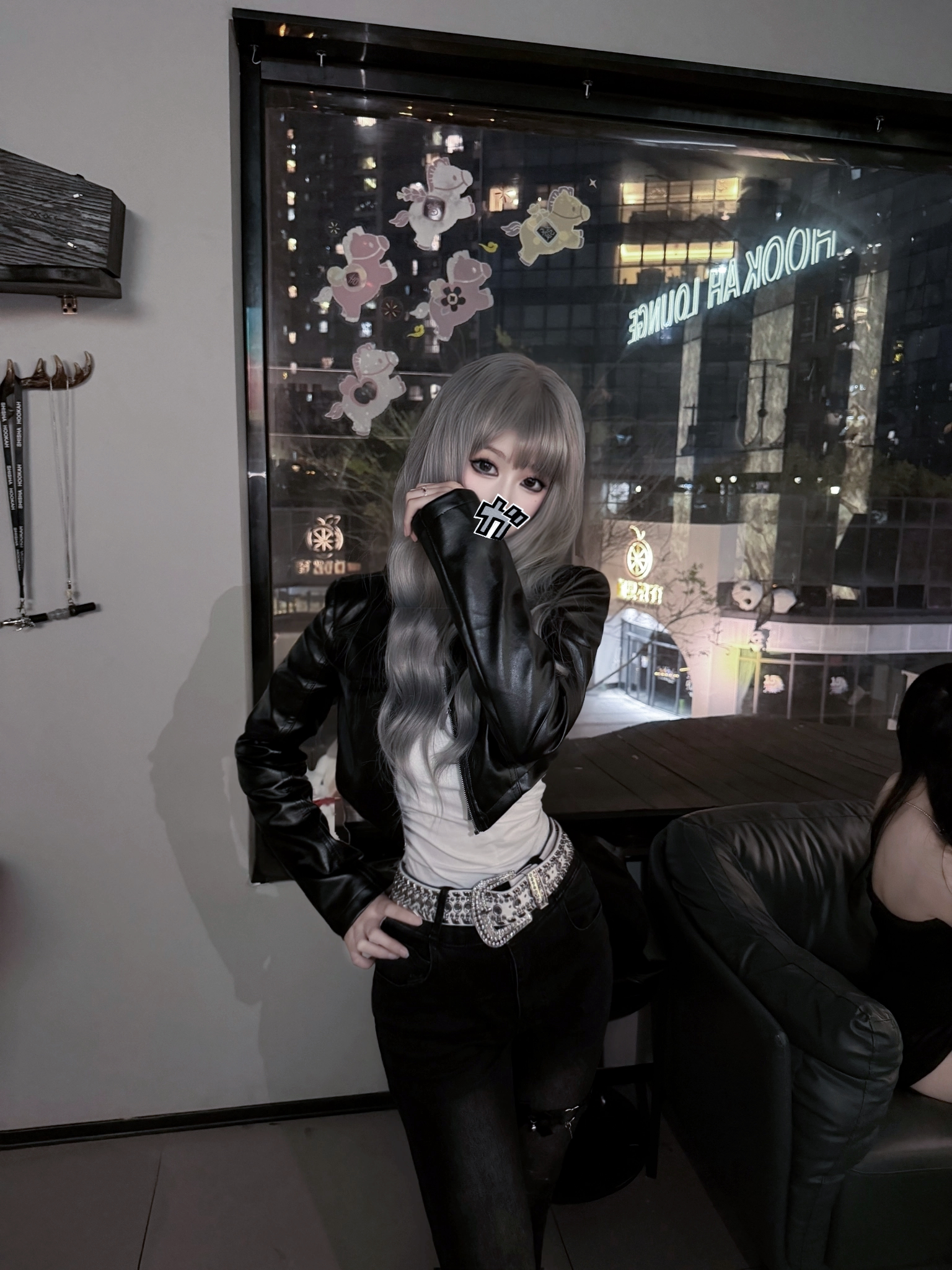 JOYKIKI夏季甜酷两件套 抹胸上衣+高腰半身裙 辣妹风十足 无袖T恤设计清爽显瘦