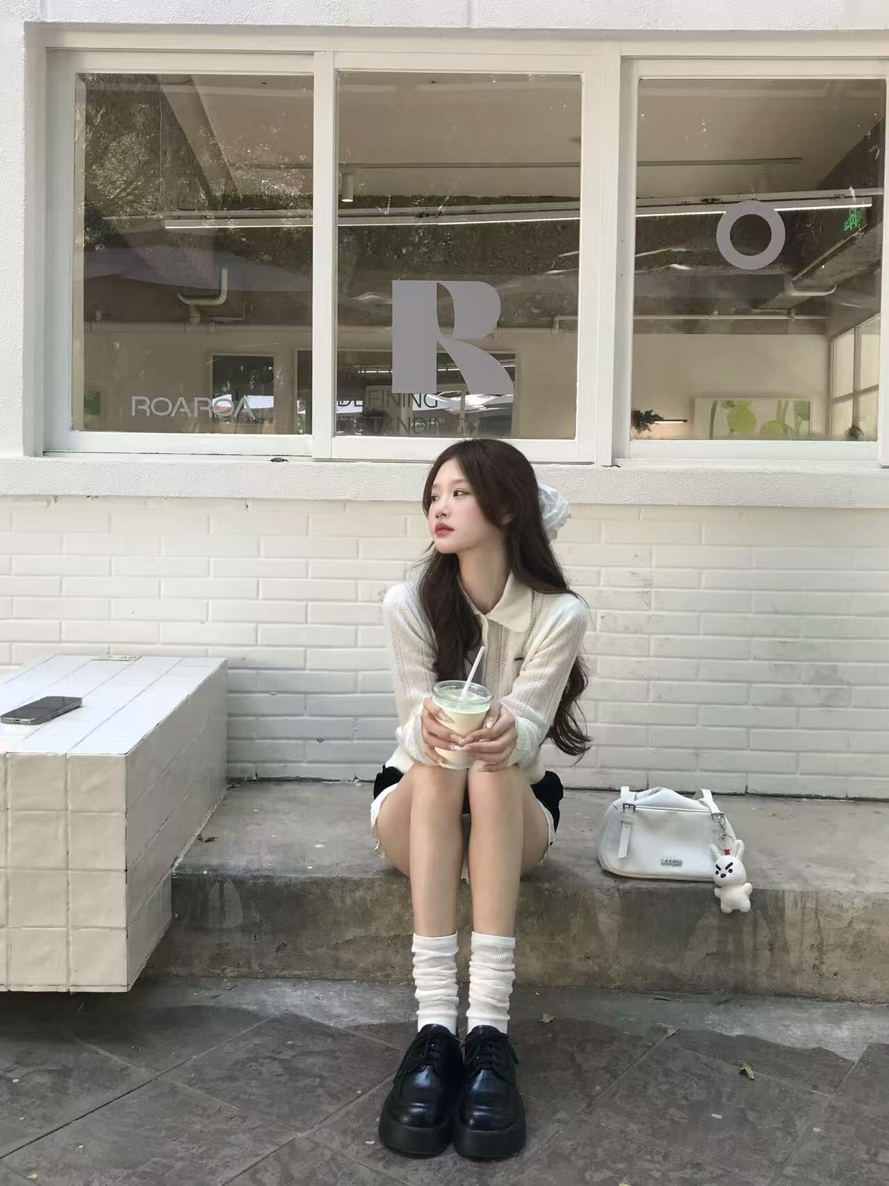 Fbb limit【高智女友】经典POLO针织衫 羊绒羊毛混纺柔软保暖