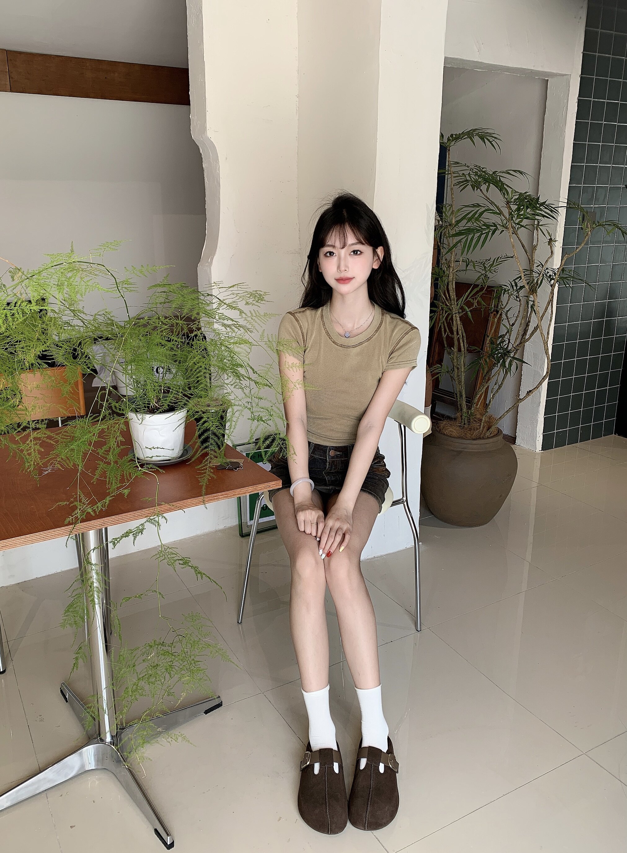 周雨彤同款百丽2代勃肯鞋 厚底花生吐司设计 软弹舒适如踩面包 包头可外穿休闲时髦