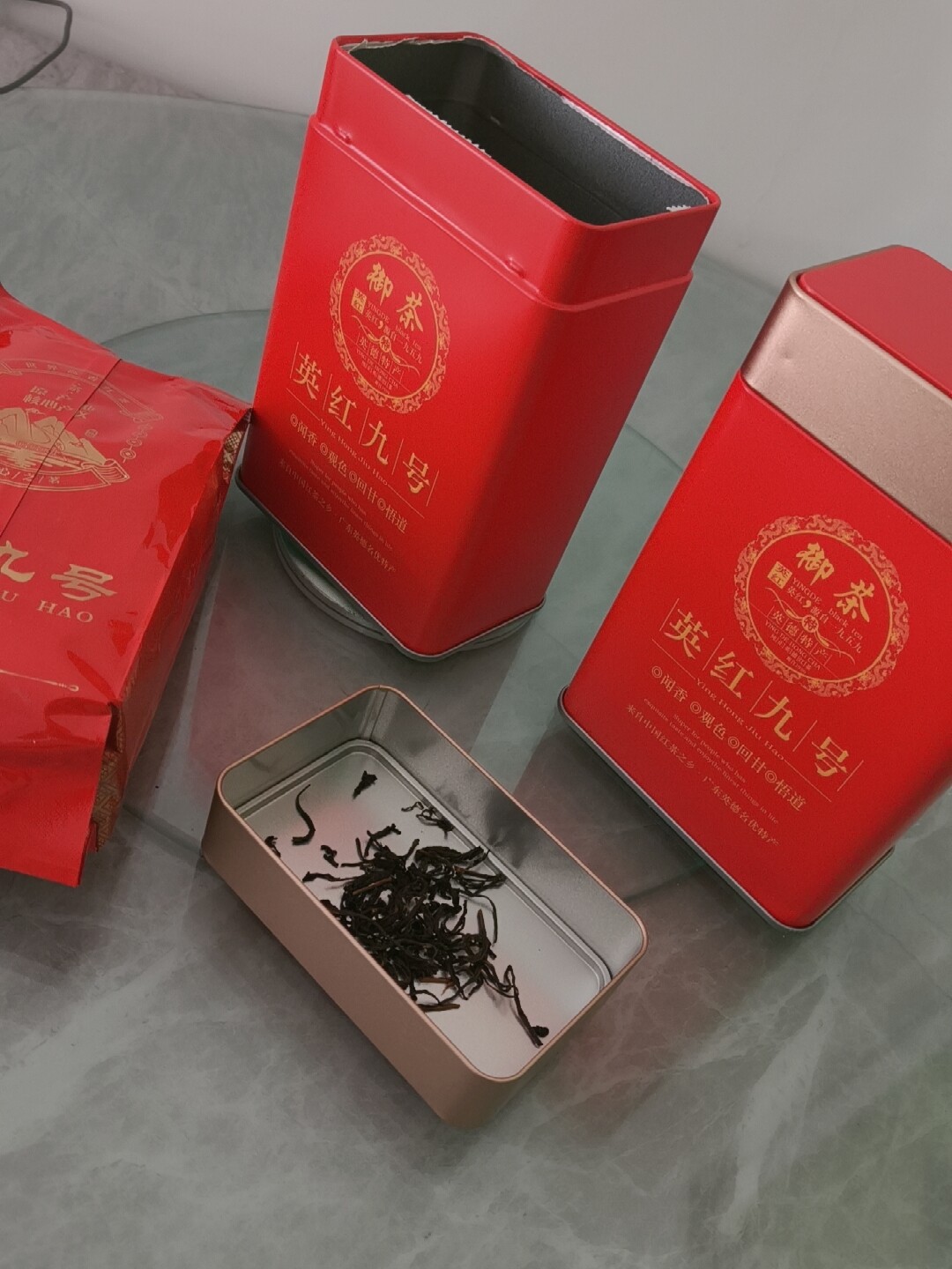 特級英紅九號濃香紅茶金毛豪英雄英九功夫紅茶
