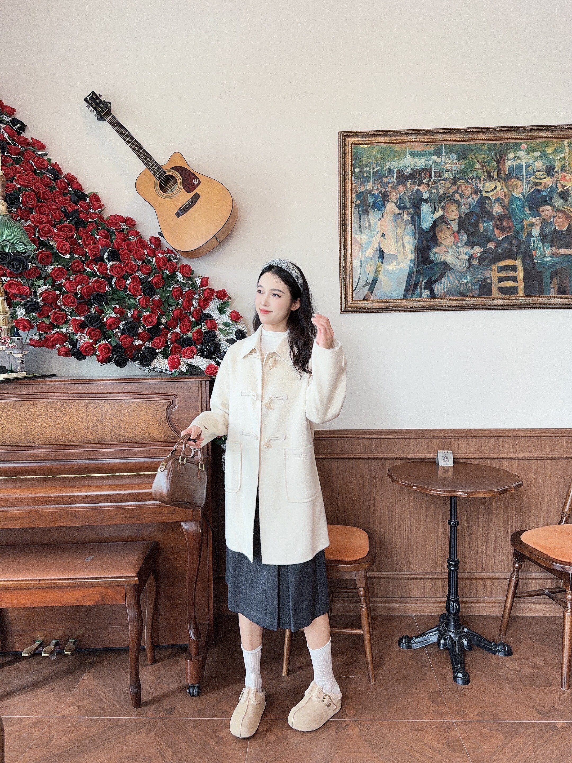 周雨彤同款百丽2代勃肯鞋 厚底花生吐司设计 软弹舒适如踩面包 包头可外穿休闲时髦