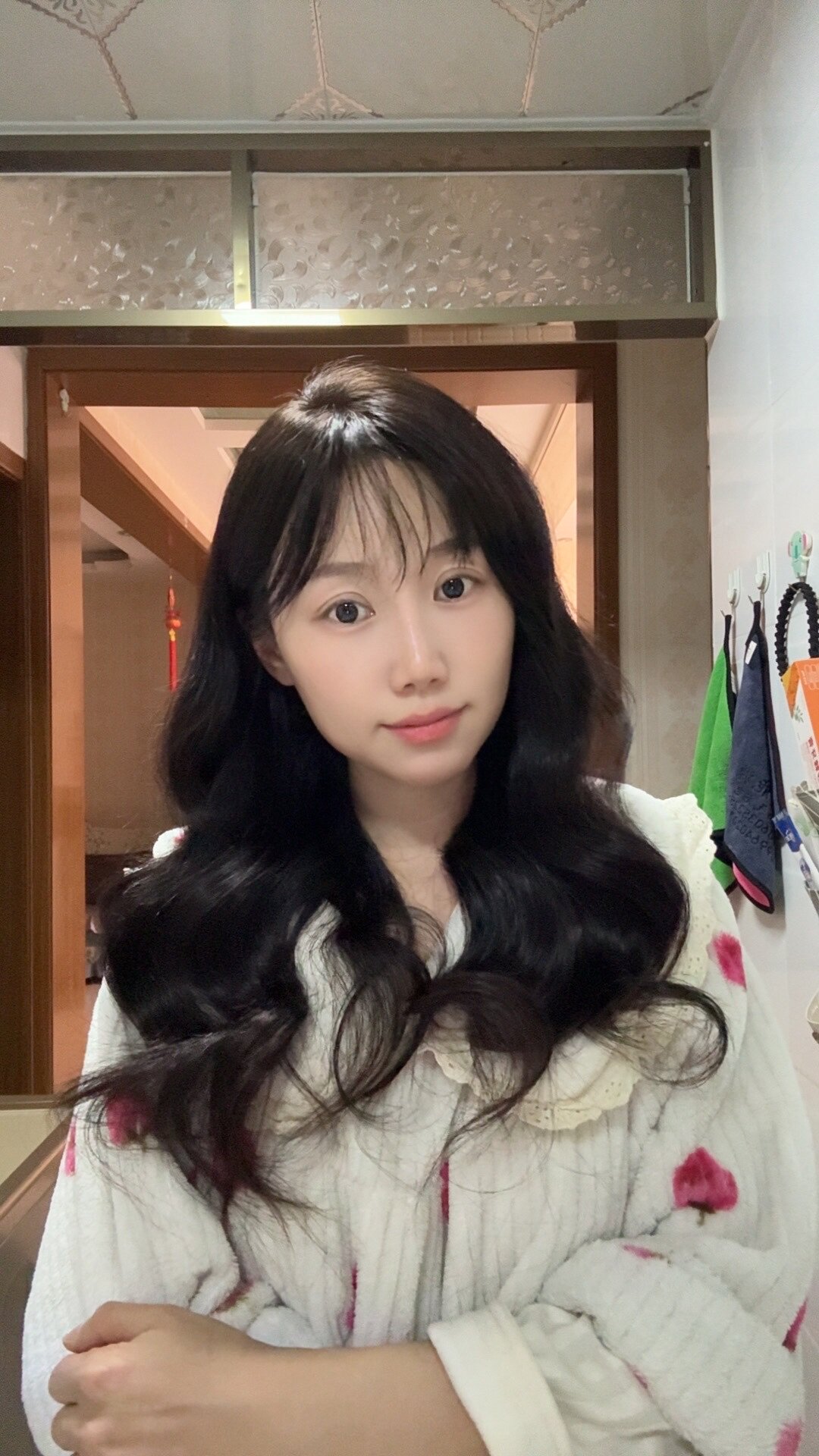 真我整顶全头套假发 大波浪卷发自然蓬松 蕾丝无痕隐形不露边 真发材质可烫染造型