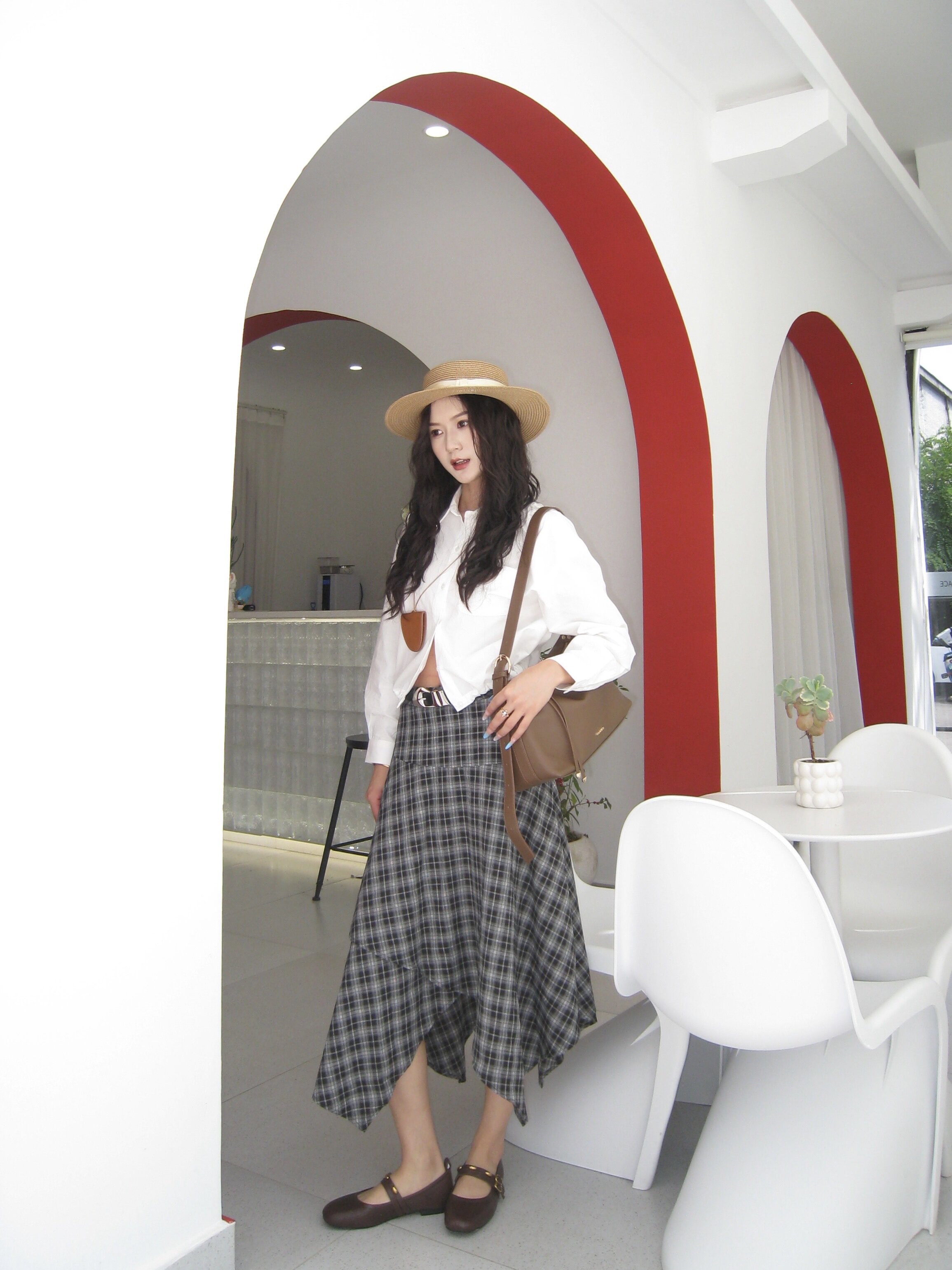 百丽小金豆芭蕾玛丽珍鞋 羊皮材质柔软亲肤 蛋卷鞋底舒适不累脚