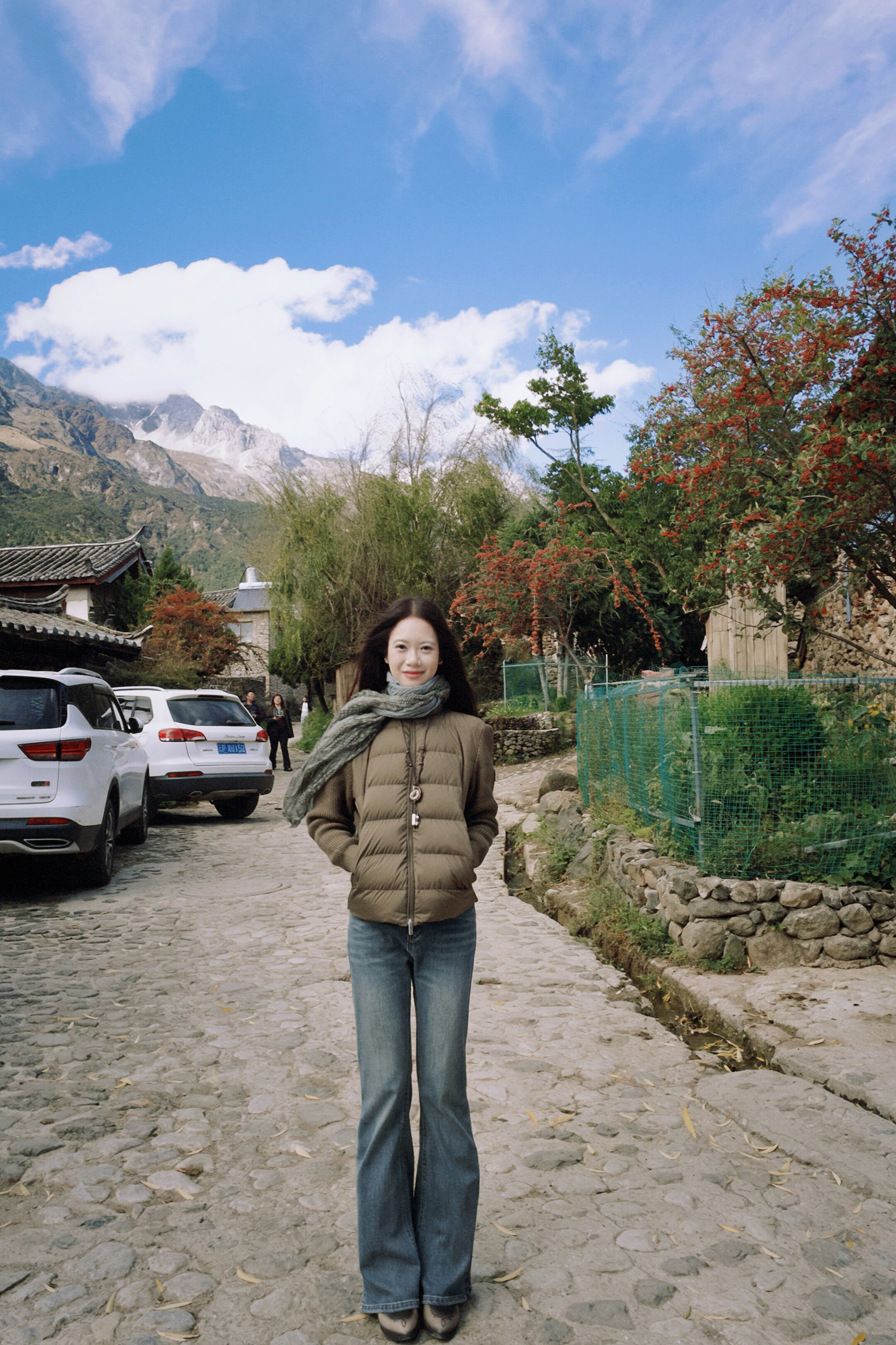 ABWLR秋冬复古微喇牛仔裤:高腰马蹄的显腿长神裤