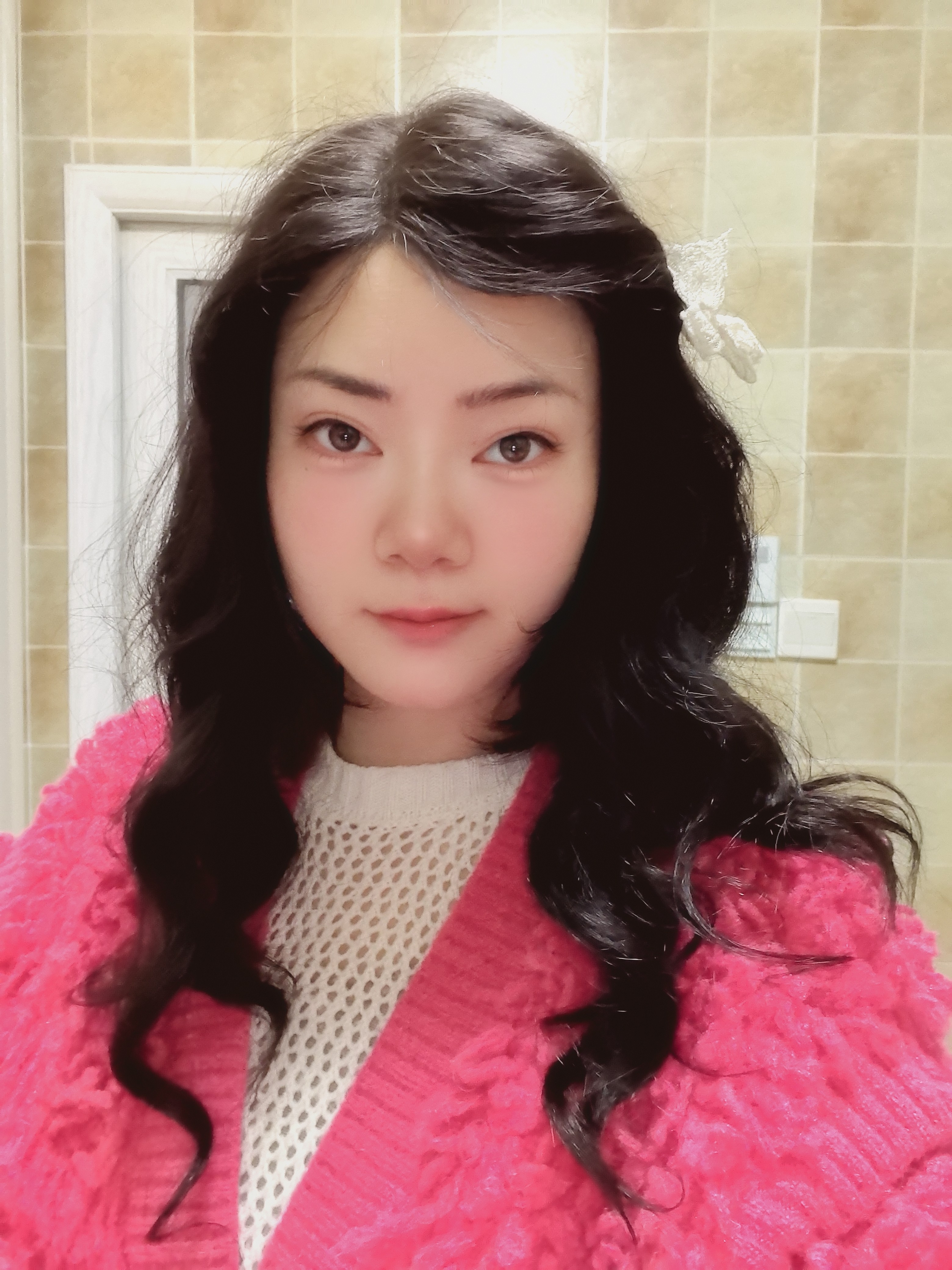 真我整顶全头套假发 大波浪卷发自然蓬松 蕾丝无痕隐形不露边 真发材质可烫染造型