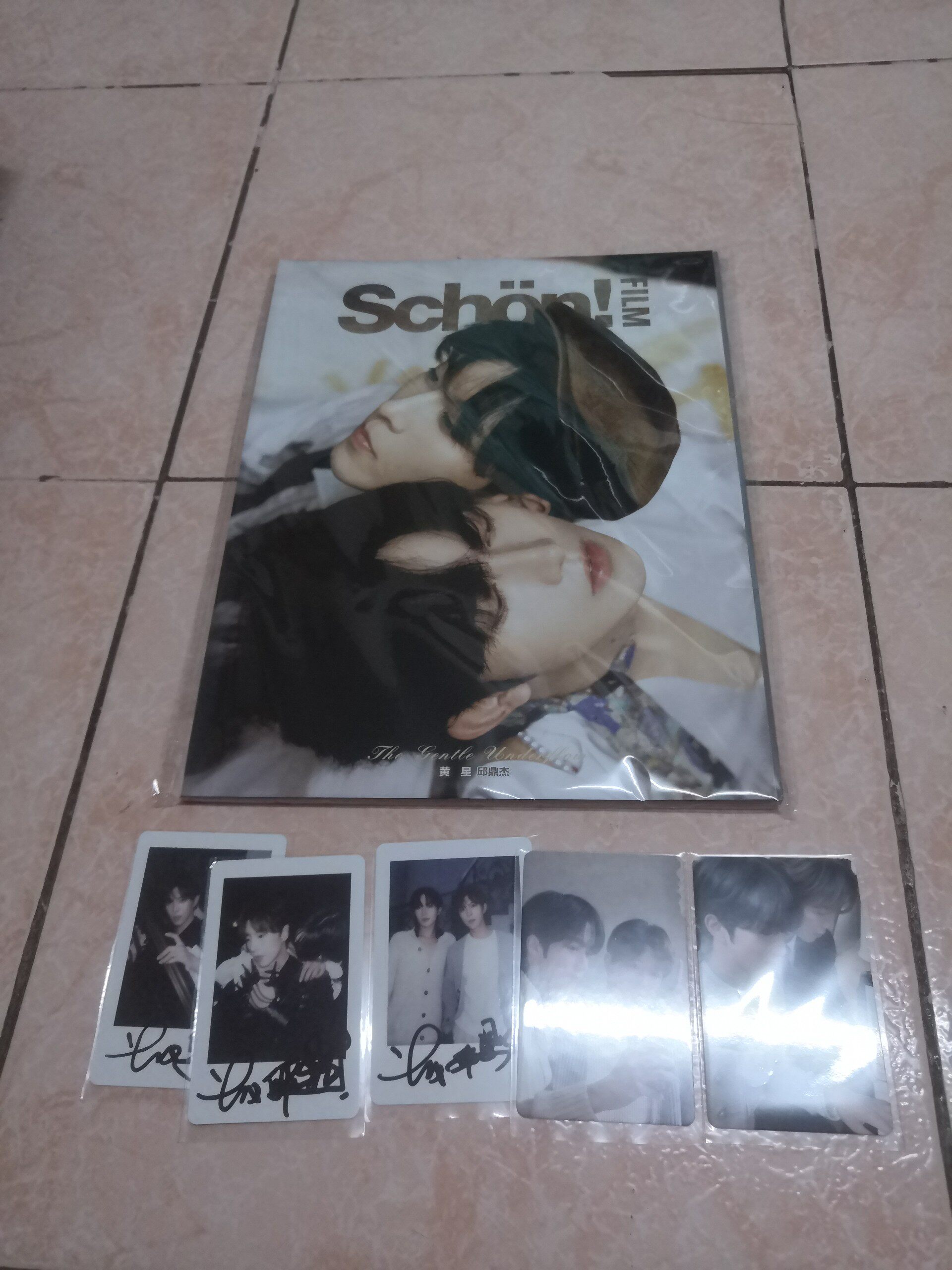 下單當天發】Schön!film 雜誌黃星邱鼎傑雜誌小卡套裝全新現貨