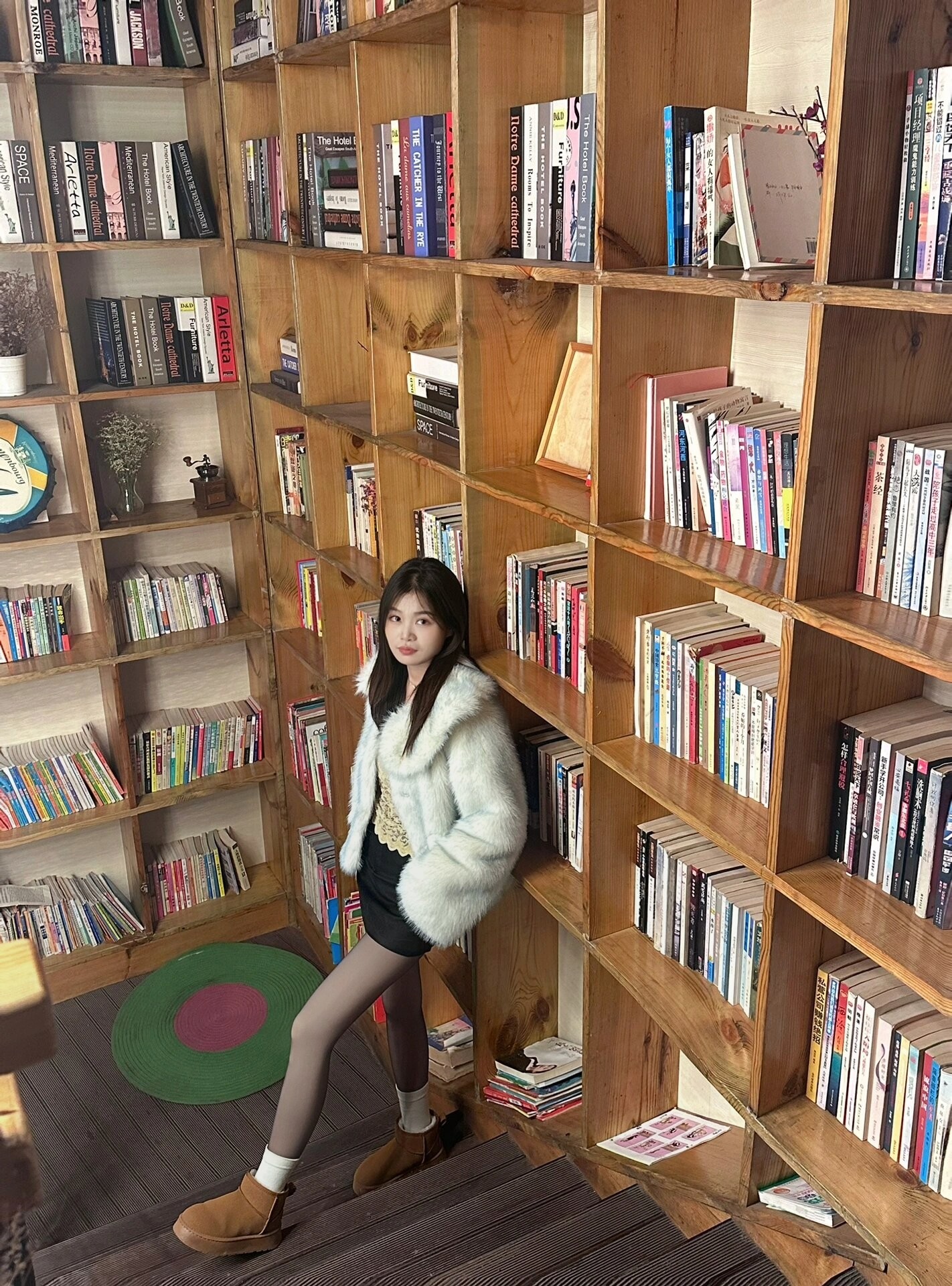 小野和子冬季黑丝光腿神器 加绒双层设计保暖不臃肿 替换装方便实用