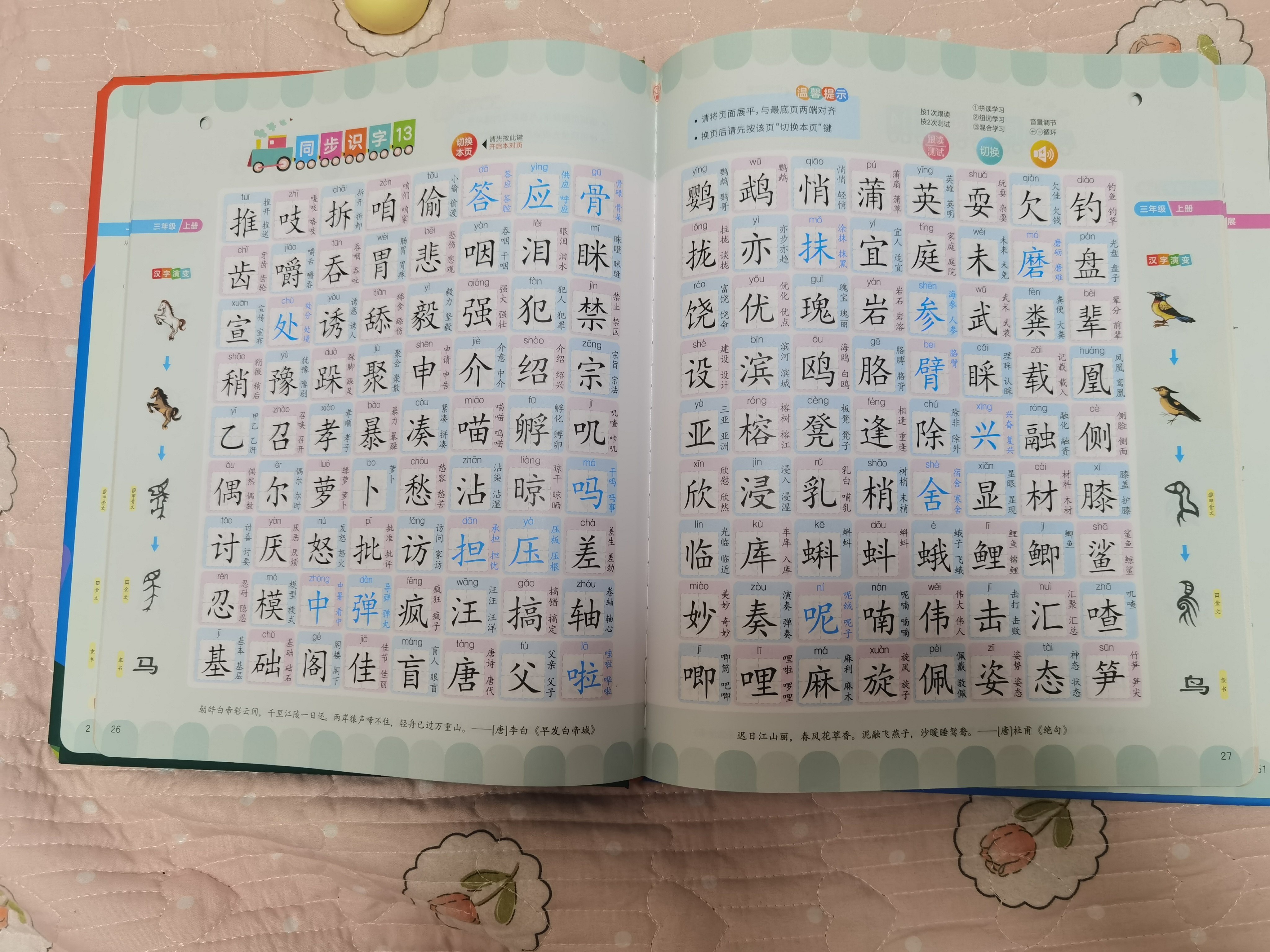 会说话的识字大王3600字3-6岁有声早教识字书学前汉字认知启蒙书