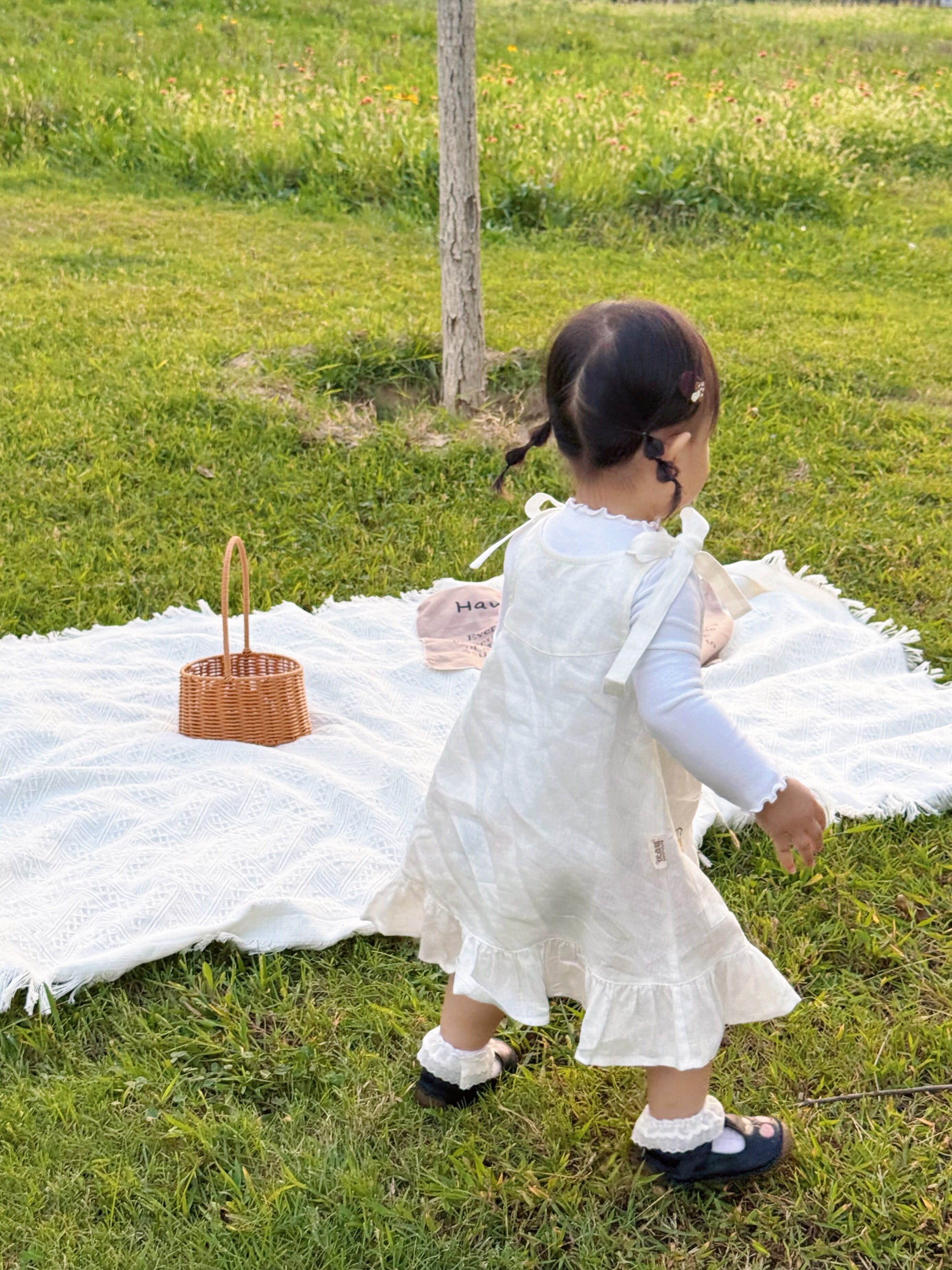 Customer photo for White Single-Layer (Machine Embroidery), 80cm