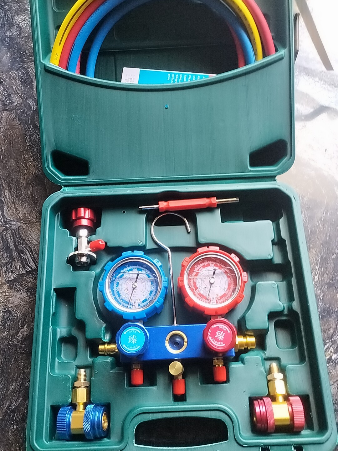 坤泰工具 KT-6518 高品质汽车空调冷媒表 【公式通販】