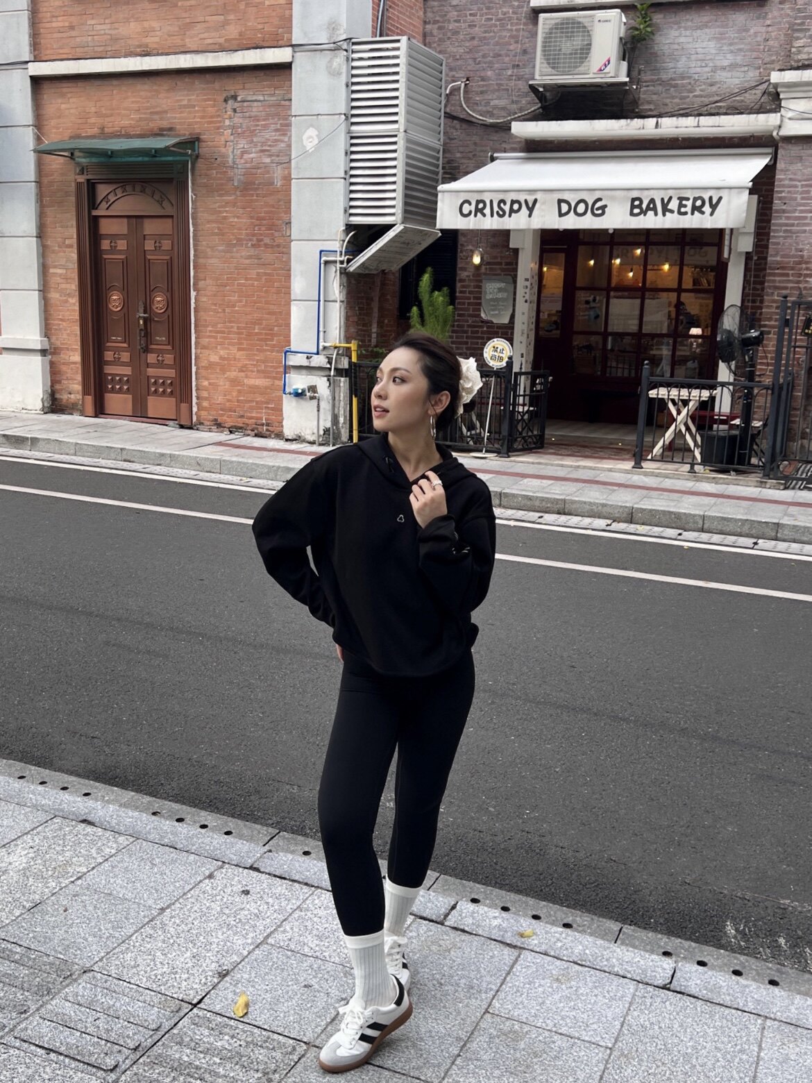 小野和子春季鲨鱼裤 薄款塑形收腹提臀 瑜伽外穿两相宜 高腰设计拉长比例