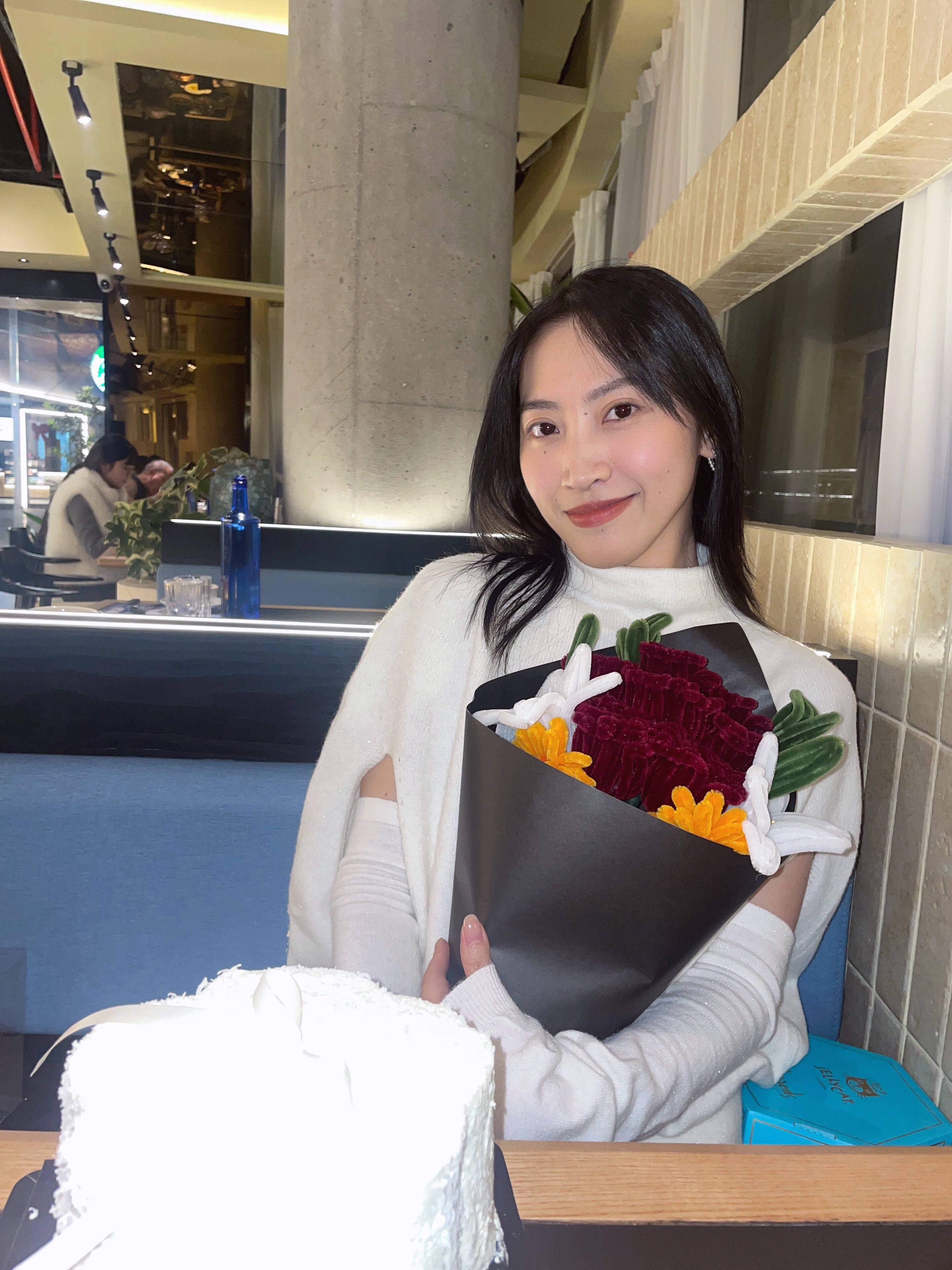 Hotdog热狗很辣【韩系姐姐】套装 高领斗篷针织连衣裙+袖套包臀短裙斗篷