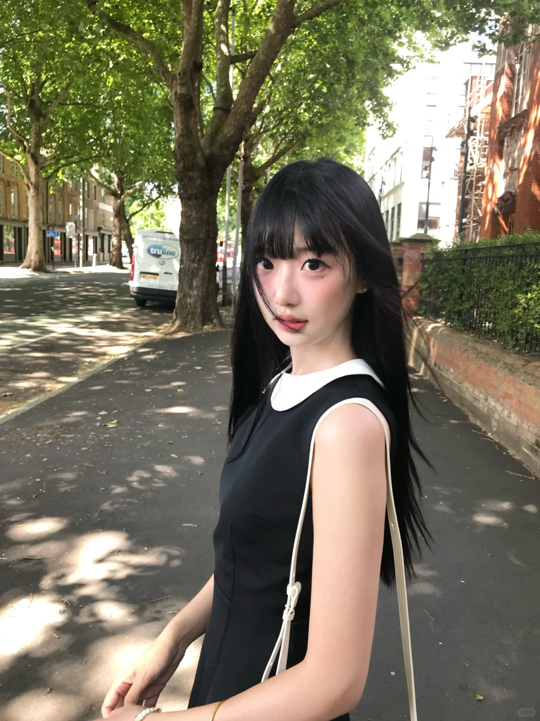 真我黑长直漫画齐刘海假发套 全真发整顶设计 自然隐形无痕贴合 长发飘逸顺滑