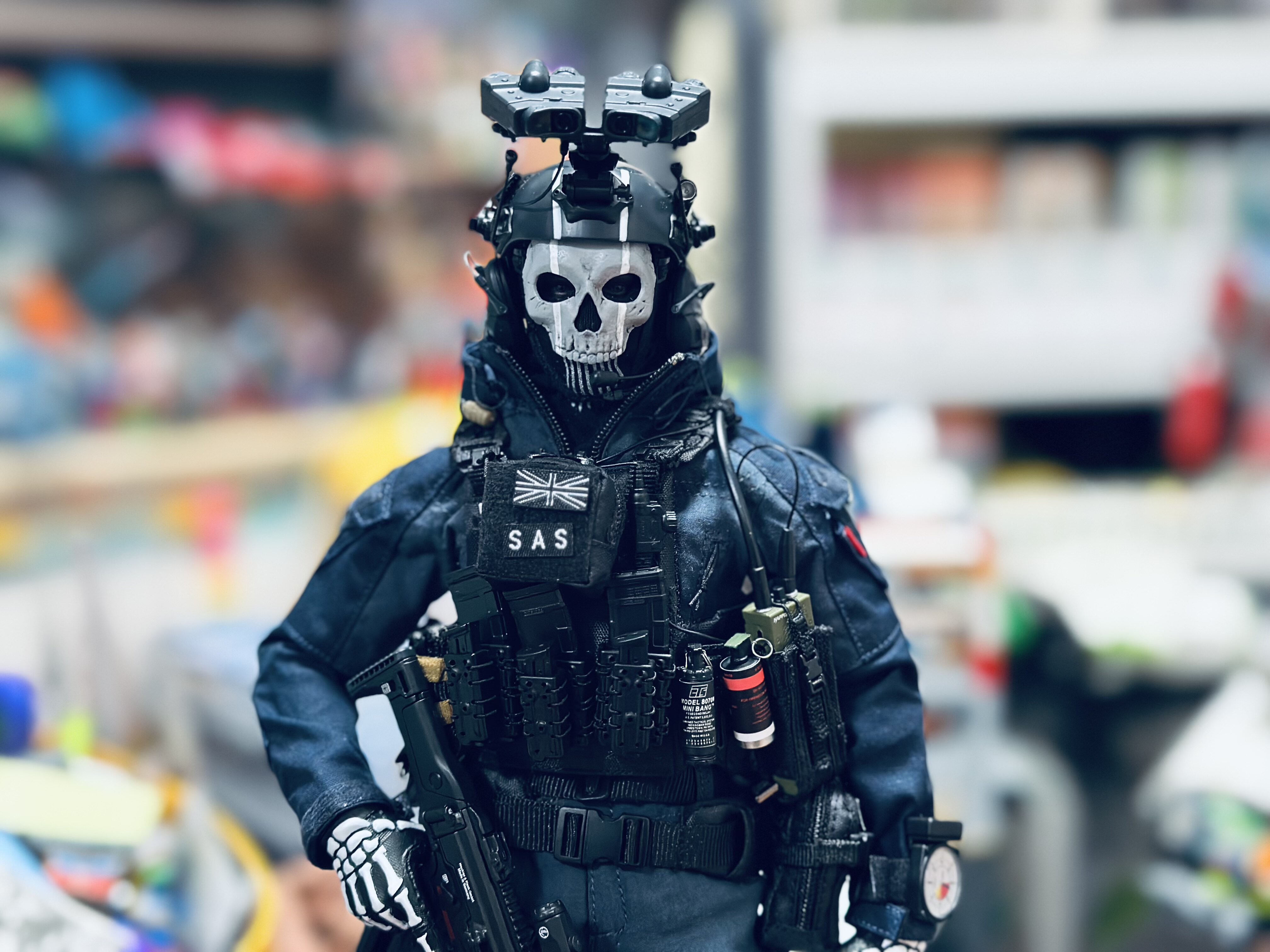 Easy&Simple 1/6 戦術ベスト GA1010S ゴースト 夜戦仕様 検 Damtoys ES 