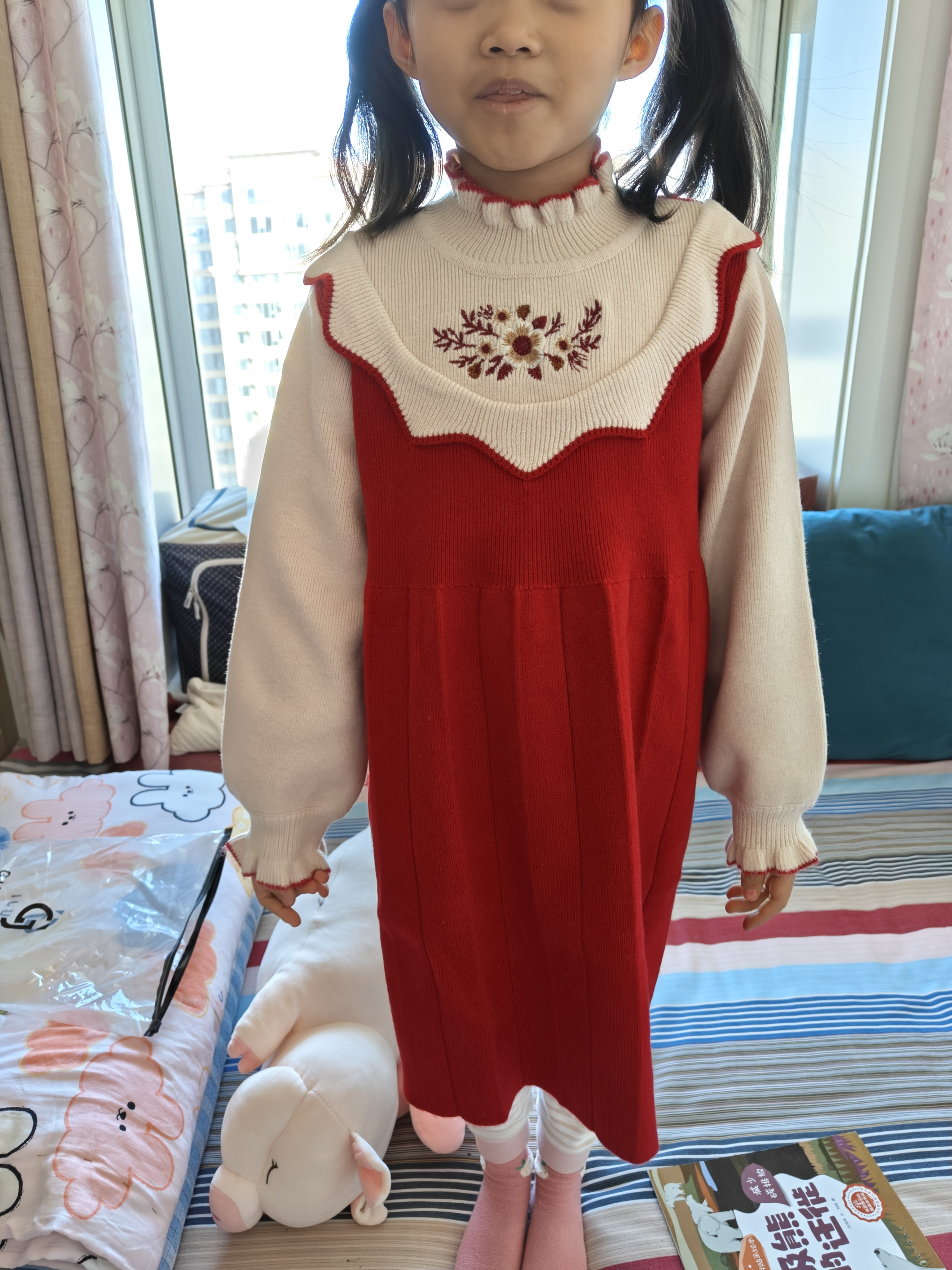 Customer photo for Red, 130cm