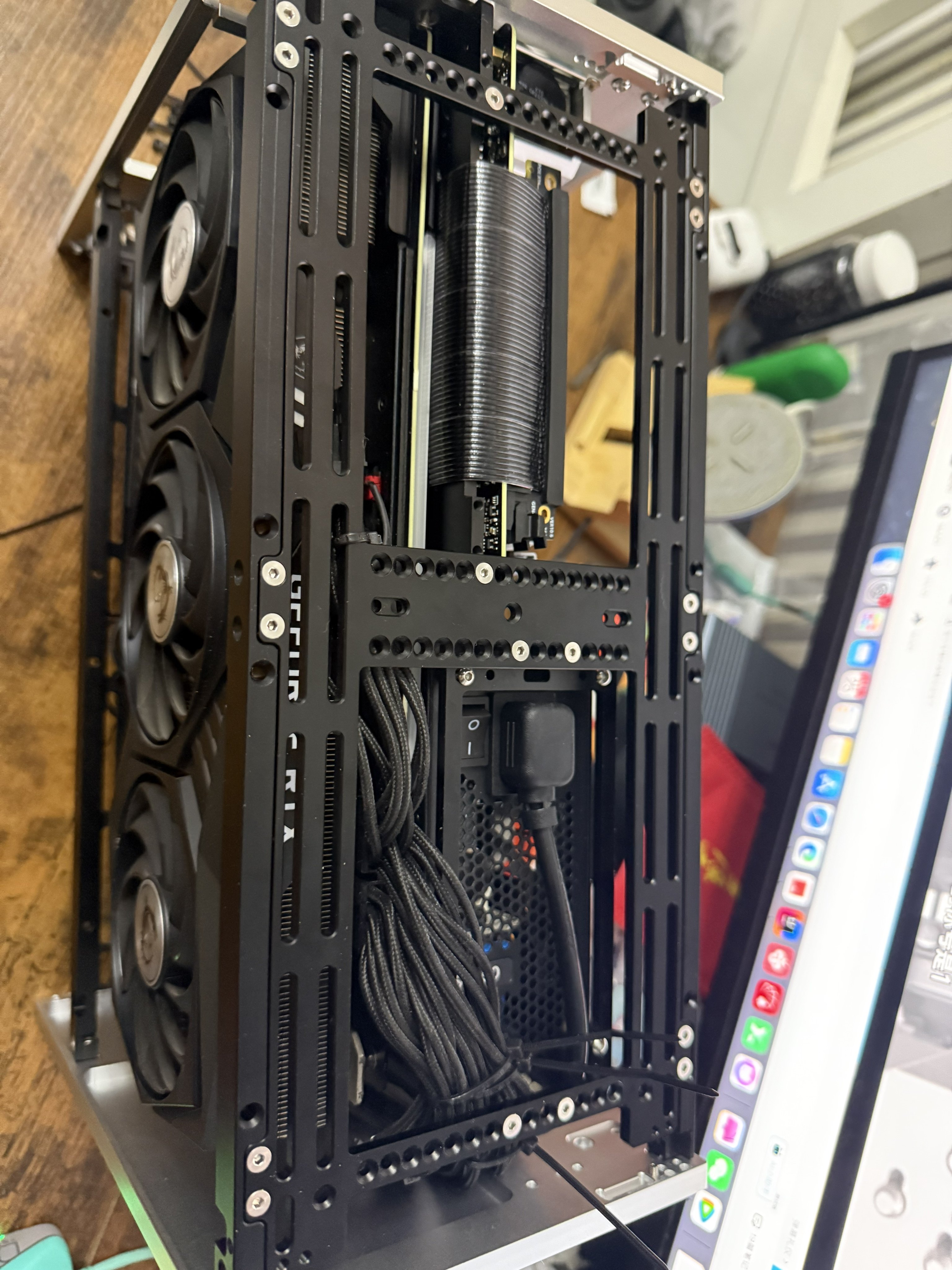 Acat XPRO ITX機箱陽極灰款280水冷三槽顯卡設計適用Formd T1機箱