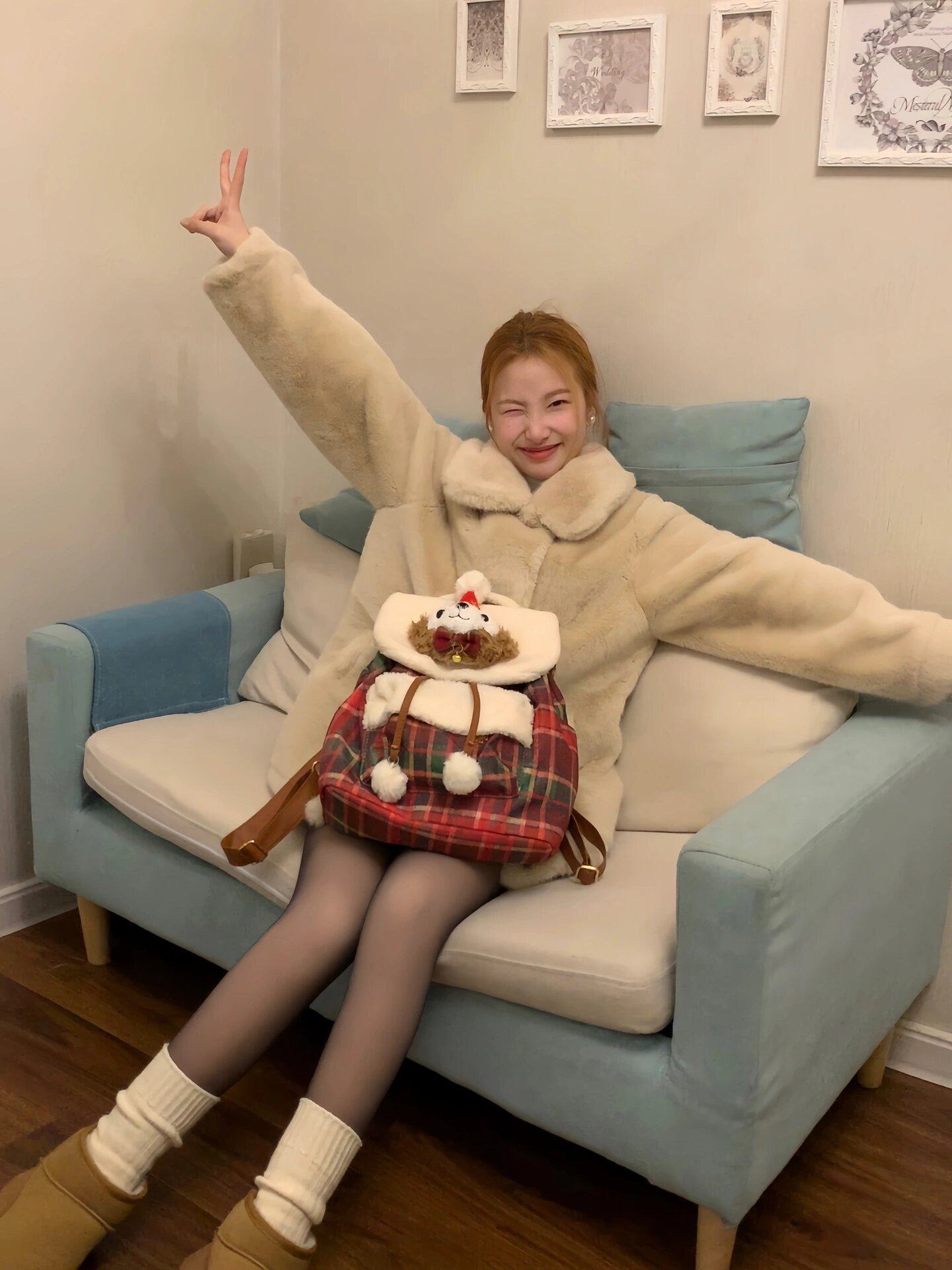 小野和子冬季黑丝光腿神器 加绒双层设计保暖不臃肿 替换装方便实用