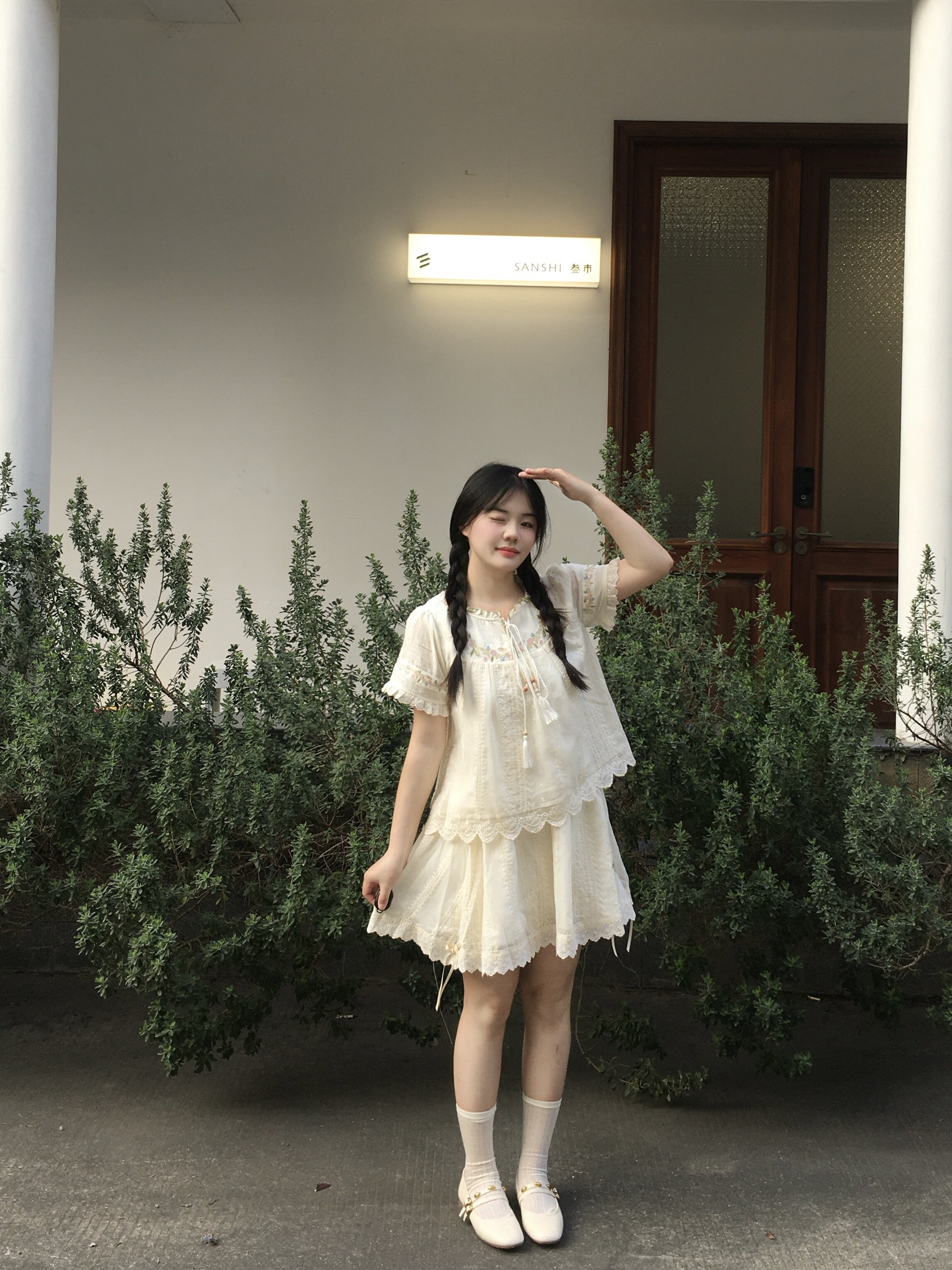 百丽小金豆芭蕾玛丽珍鞋 羊皮材质柔软亲肤 蛋卷鞋底舒适不累脚