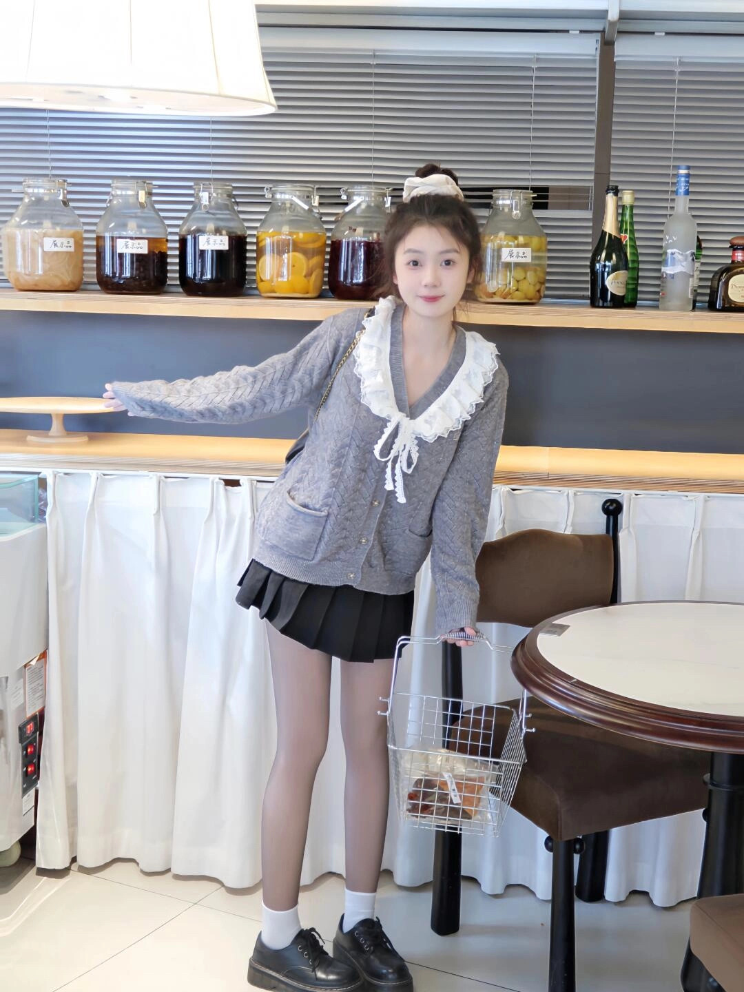 小野和子冬季黑丝光腿神器 加绒双层设计保暖不臃肿 替换装方便实用