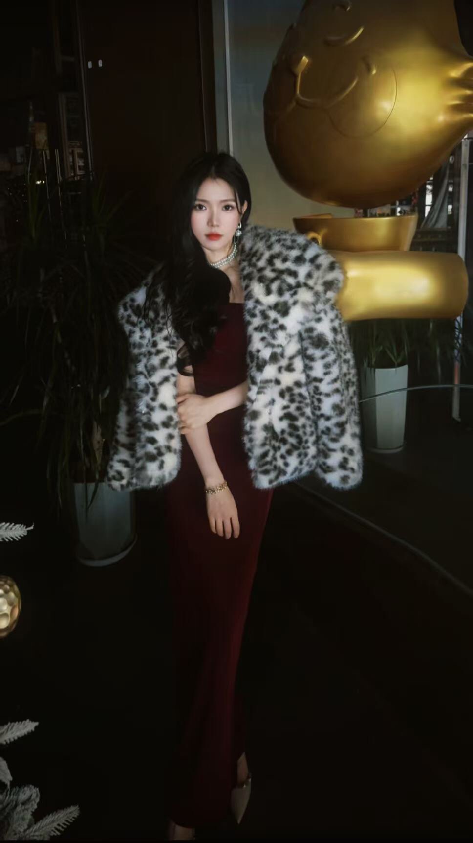 GRACE欧美小店kylie同款晚礼长裙 不对称斜肩飘带设计 露肩御姐风性感迷人