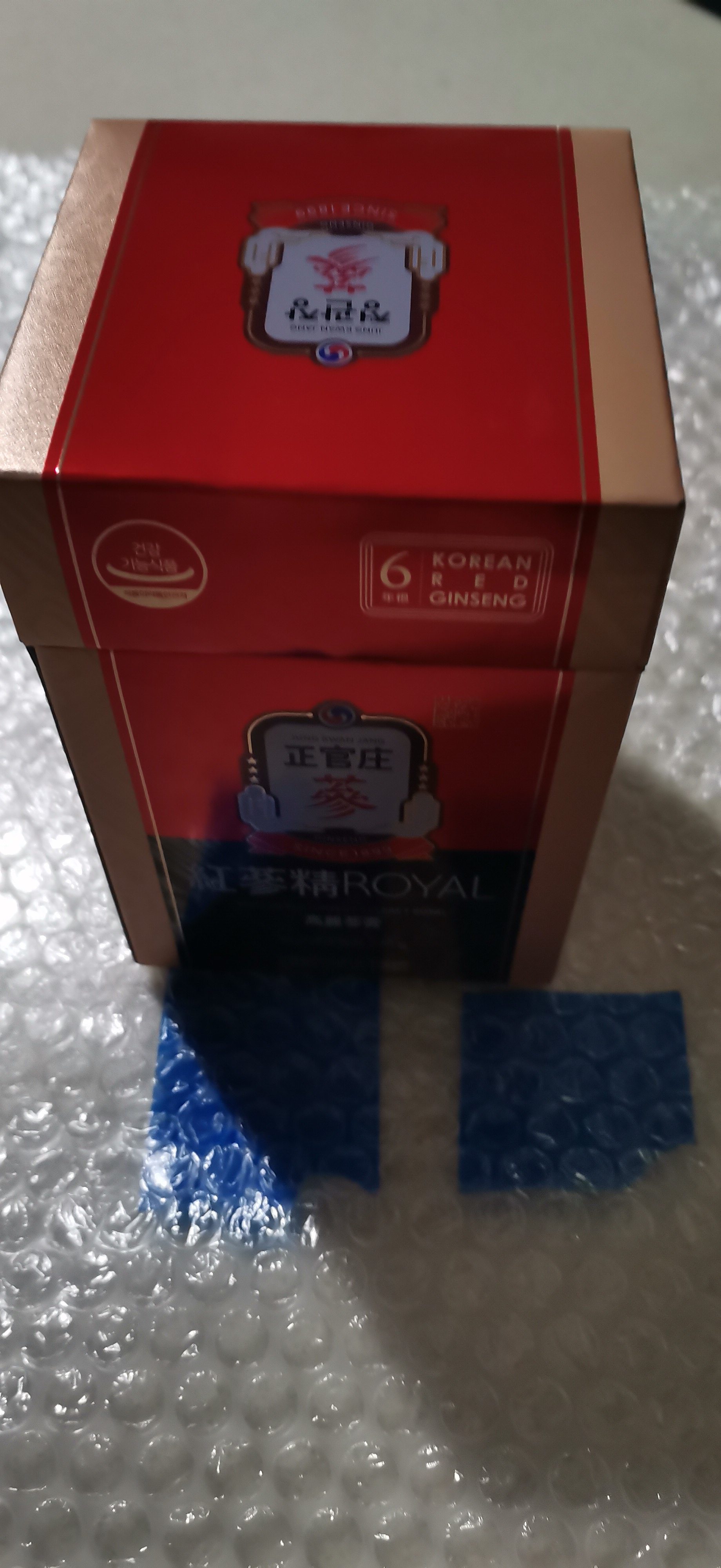 新品未開封高麗6年根紅参精365480g(240g×2瓶)大