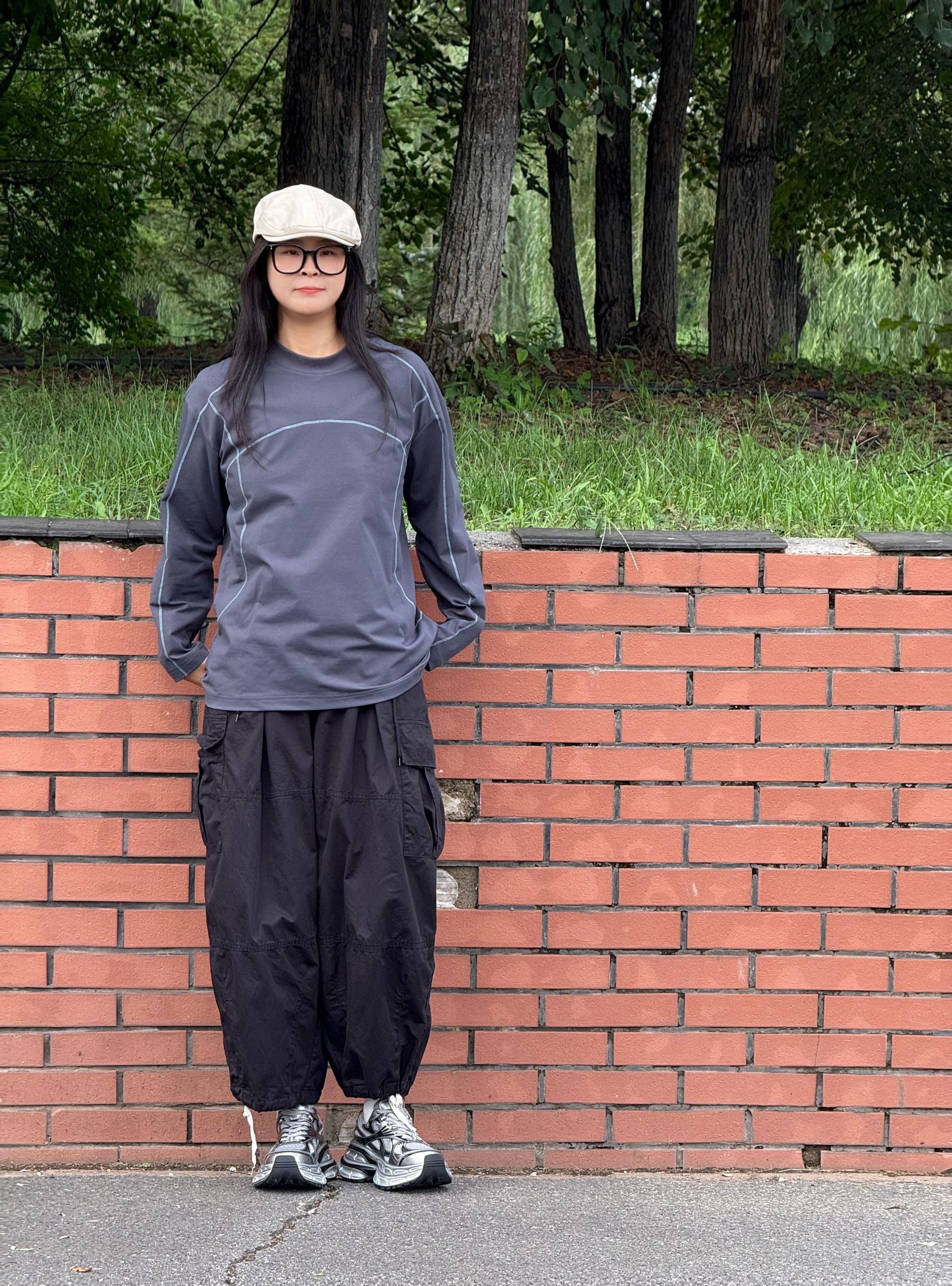 迪丽热巴同款骆驼银月老爹鞋 厚底增高拉长比例 银色系未来感十足