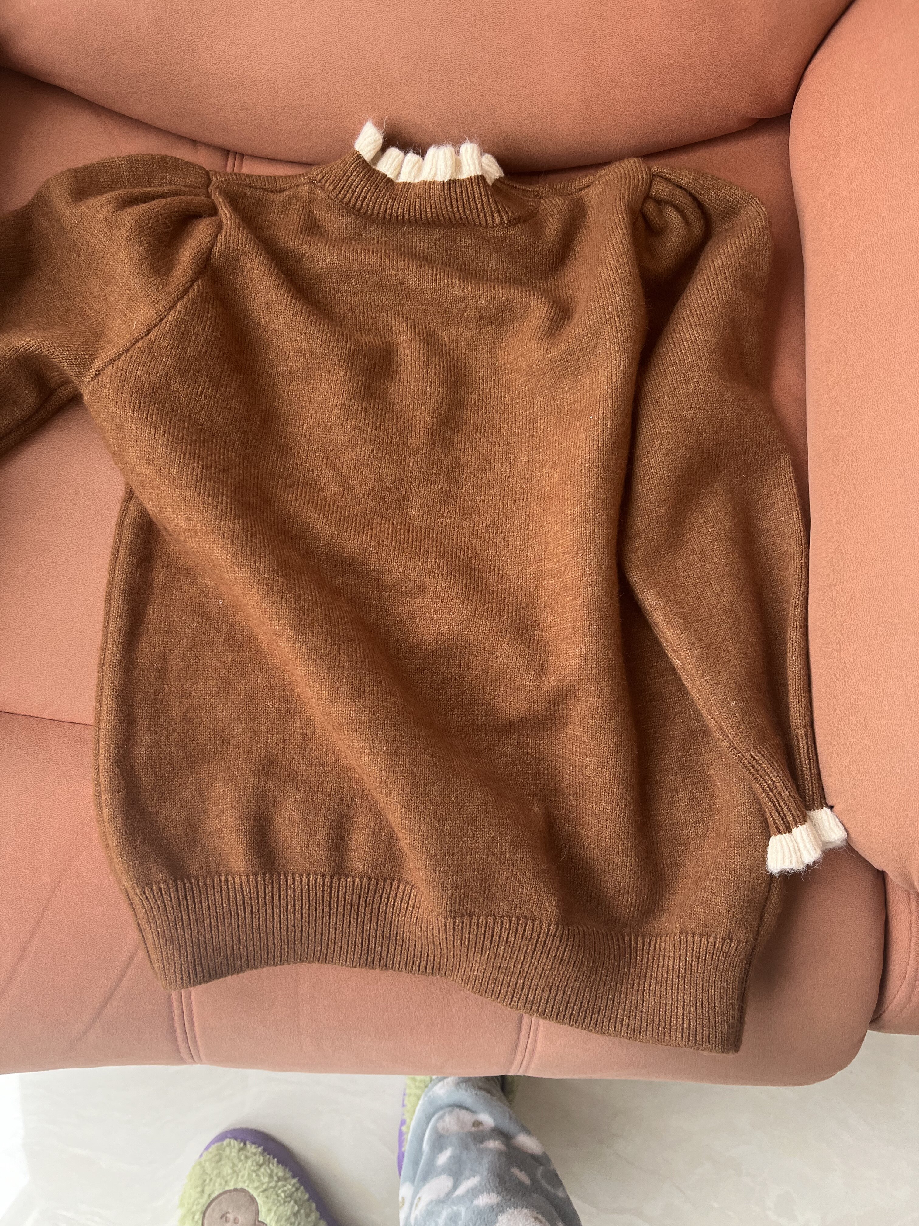 Customer photo for Coffee Brown, 130cm