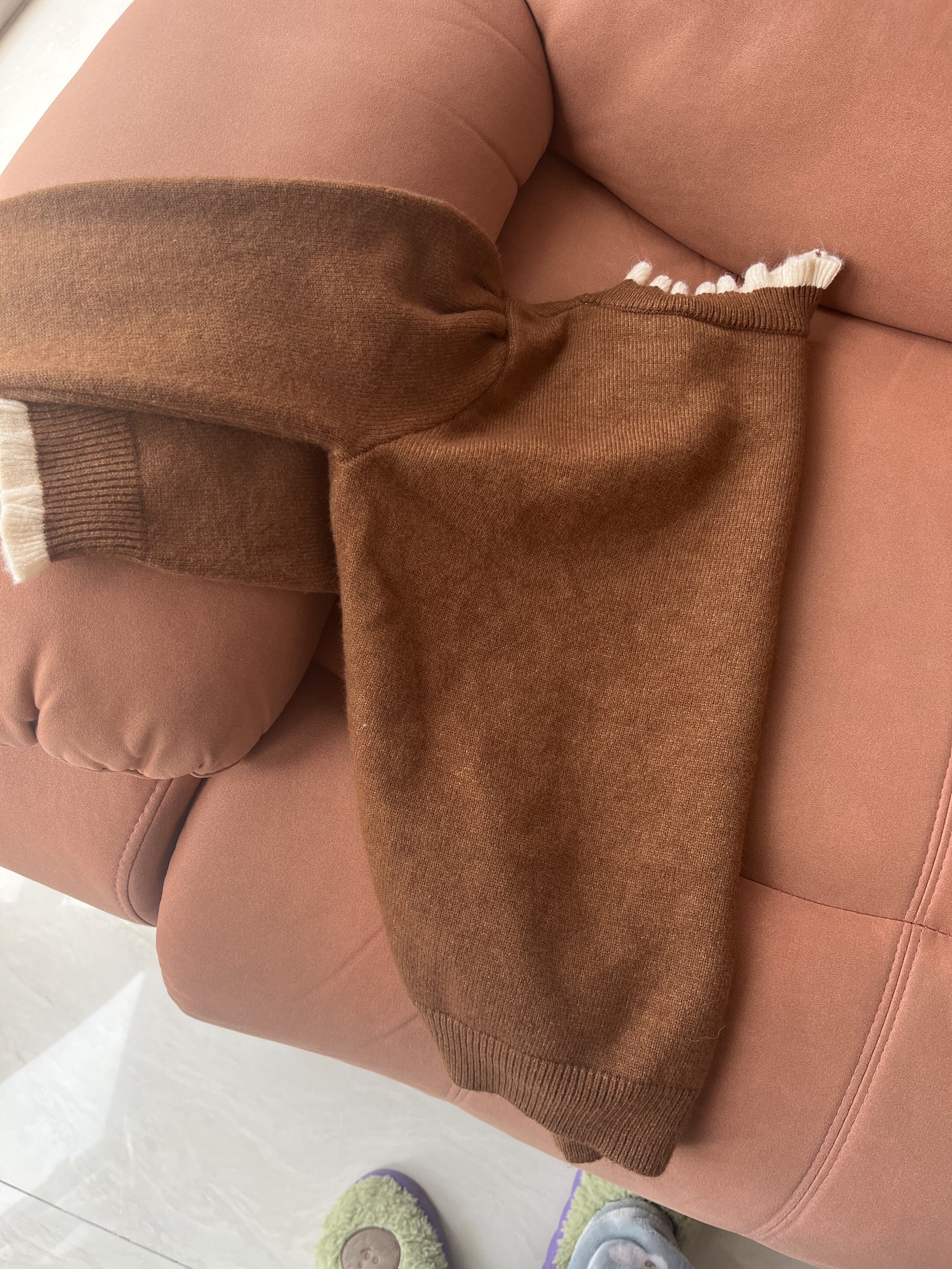 Customer photo for Coffee Brown, 130cm