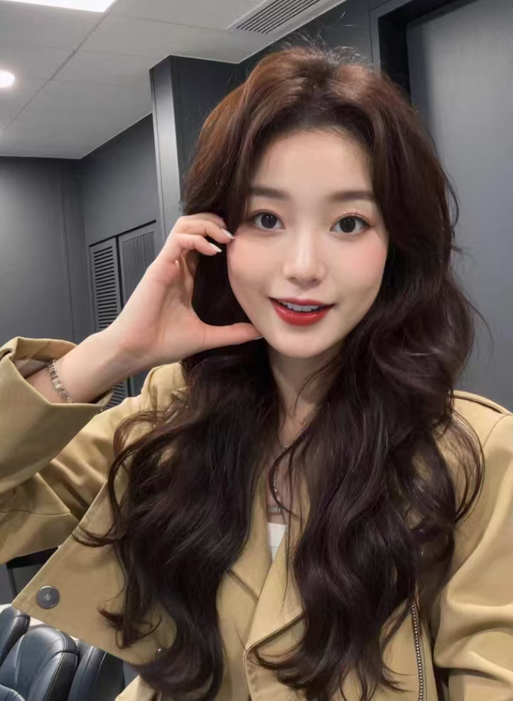 真我整顶全头套假发 大波浪卷发自然蓬松 蕾丝无痕隐形不露边 真发材质可烫染造型