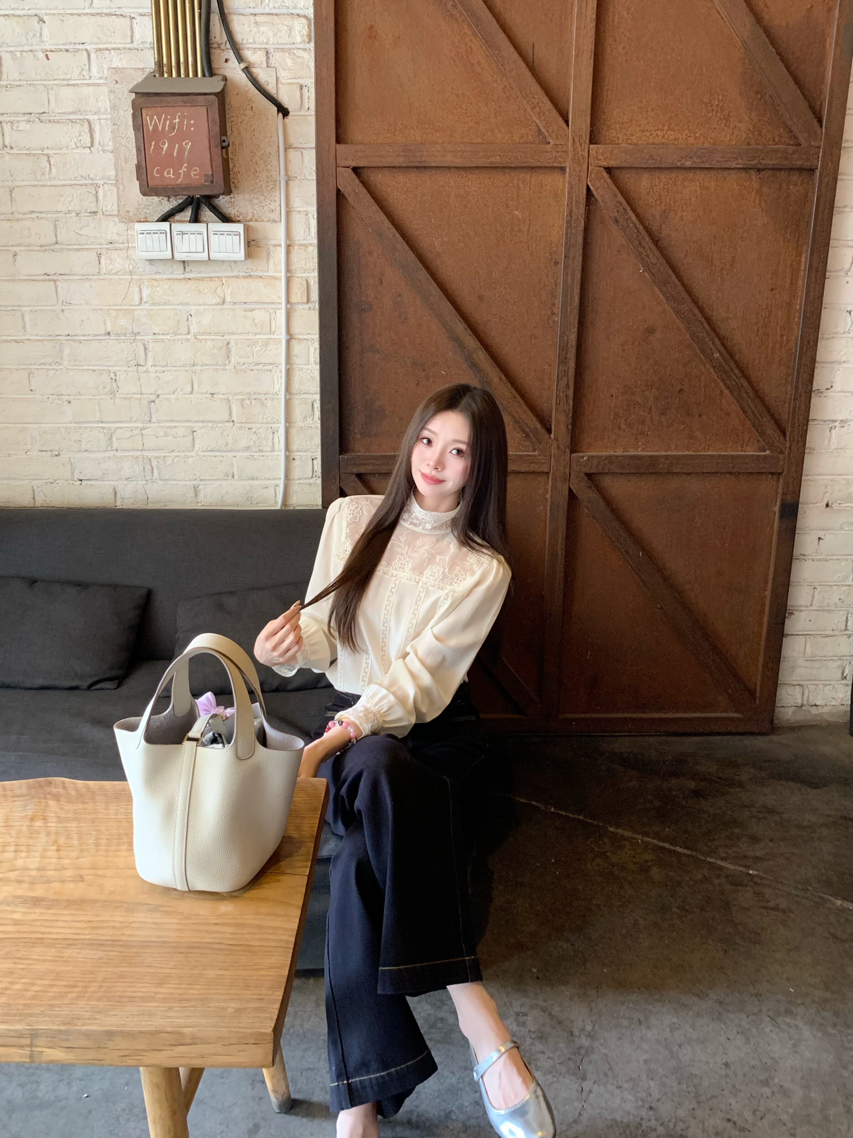 伊芙丽镇店春夏爆款 高腰设计拉长比例 弹力舒适不勒腿 朱珠代言