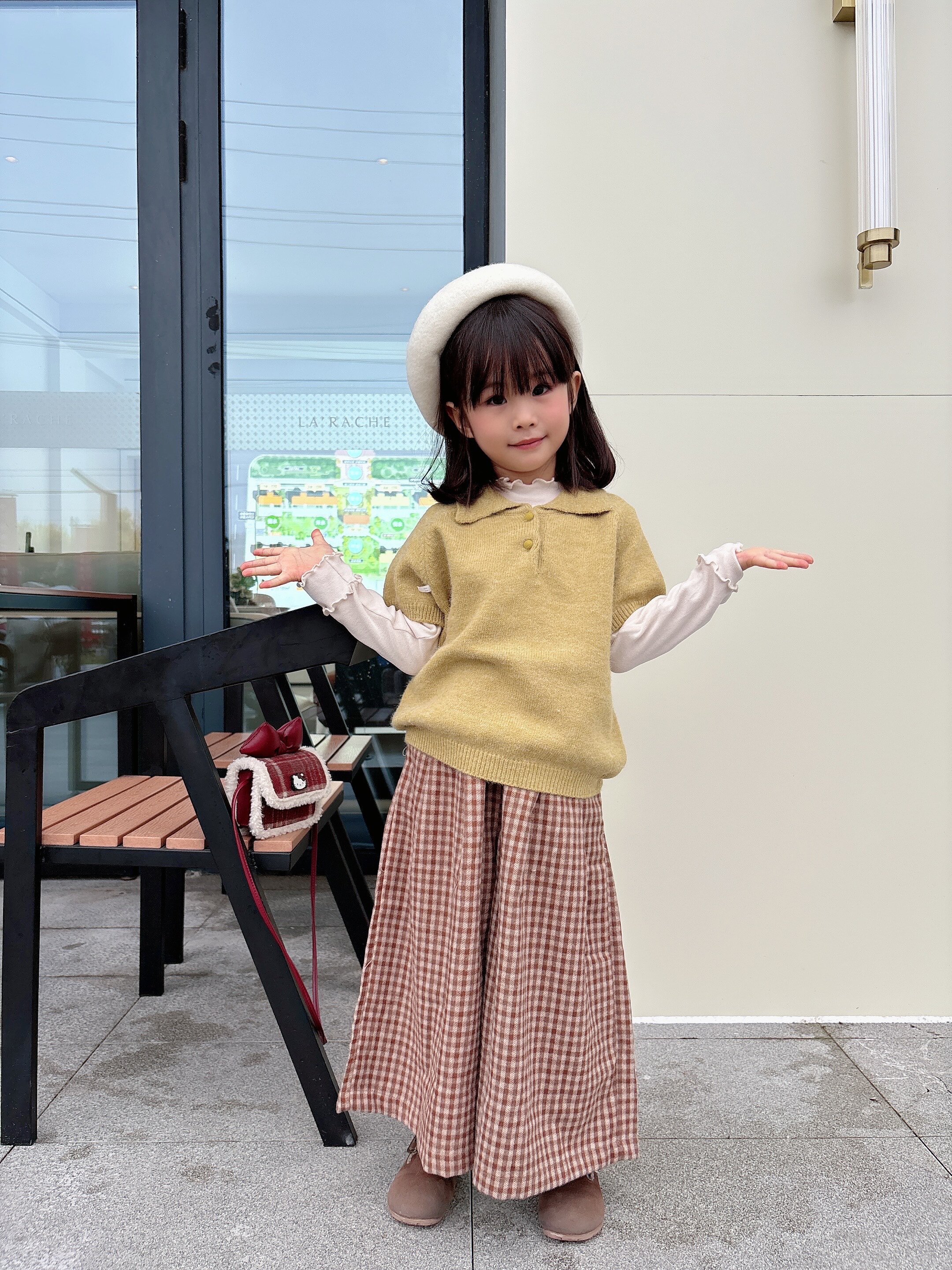 Customer photo for Green Knit Polo, 110cm